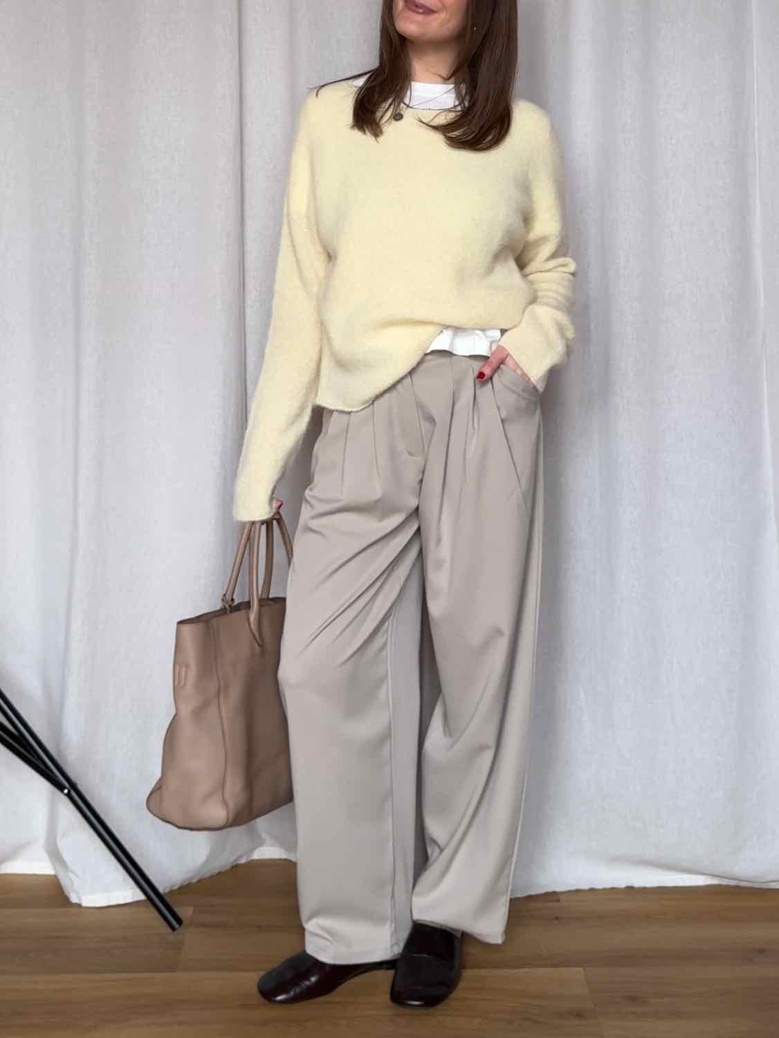 Baby Alpaka Pullover - Buttergelb