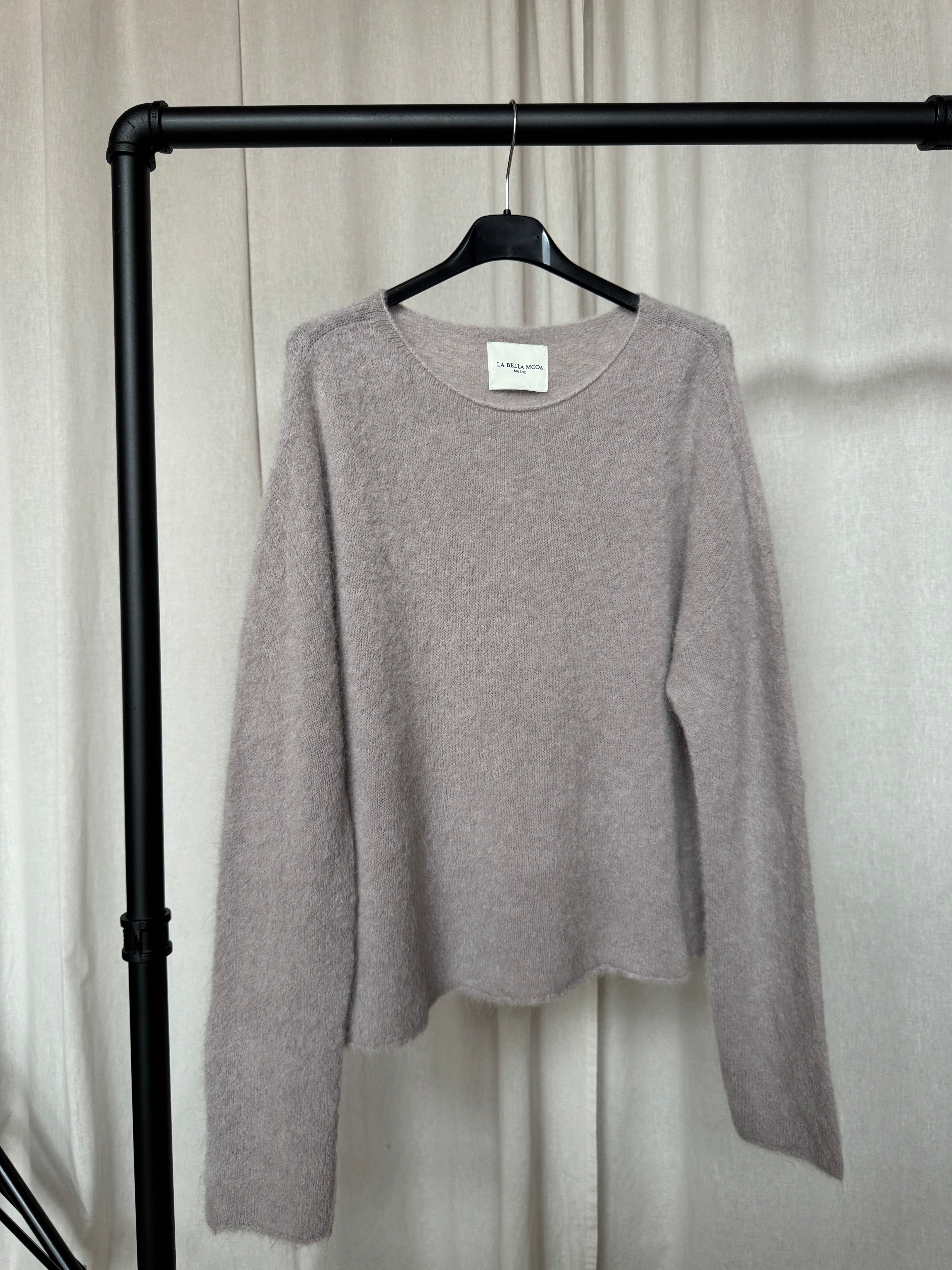 Baby Alpaka Pullover - Light Taupe