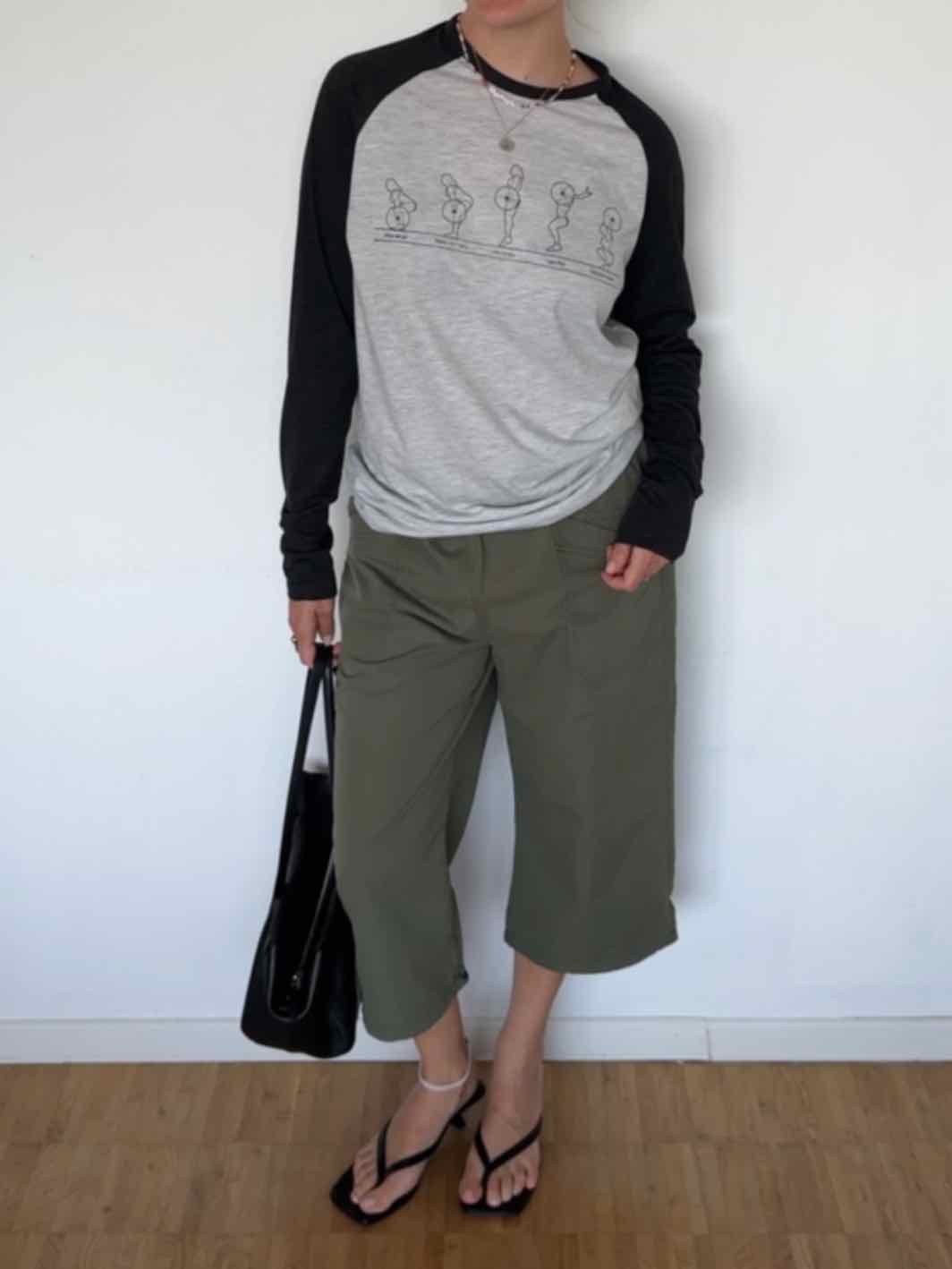 Baseball Langarm Shirt von Northern Spirit - Grau/Anthrazit
