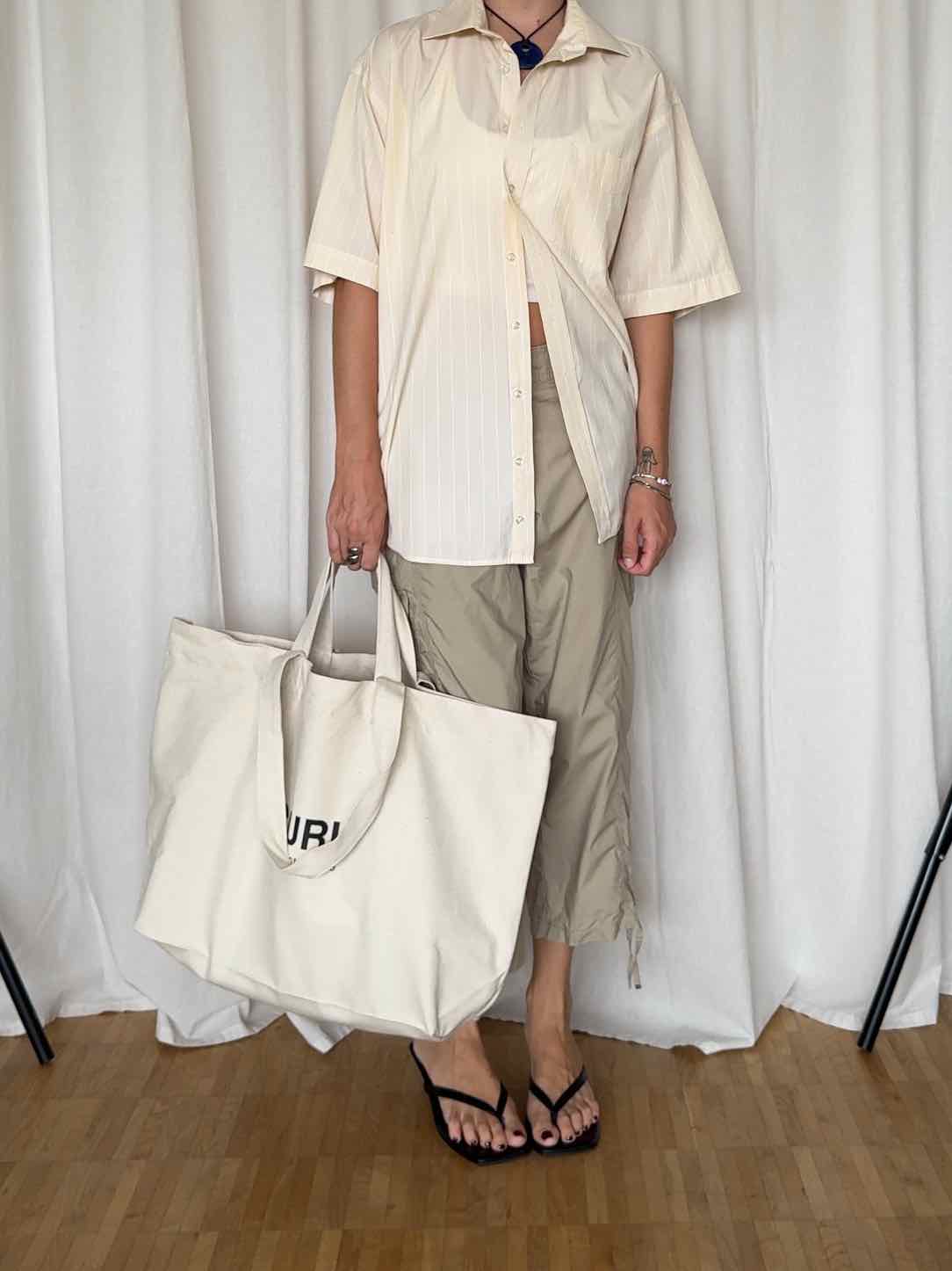 CURII Shopping Bag - Natural Raw