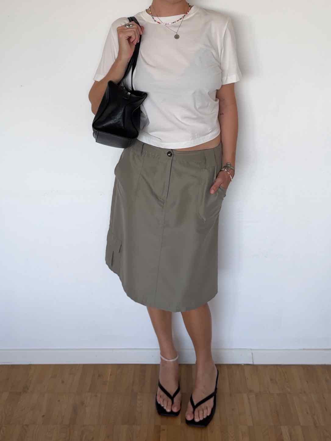 Cargo Midi Rock - Khaki