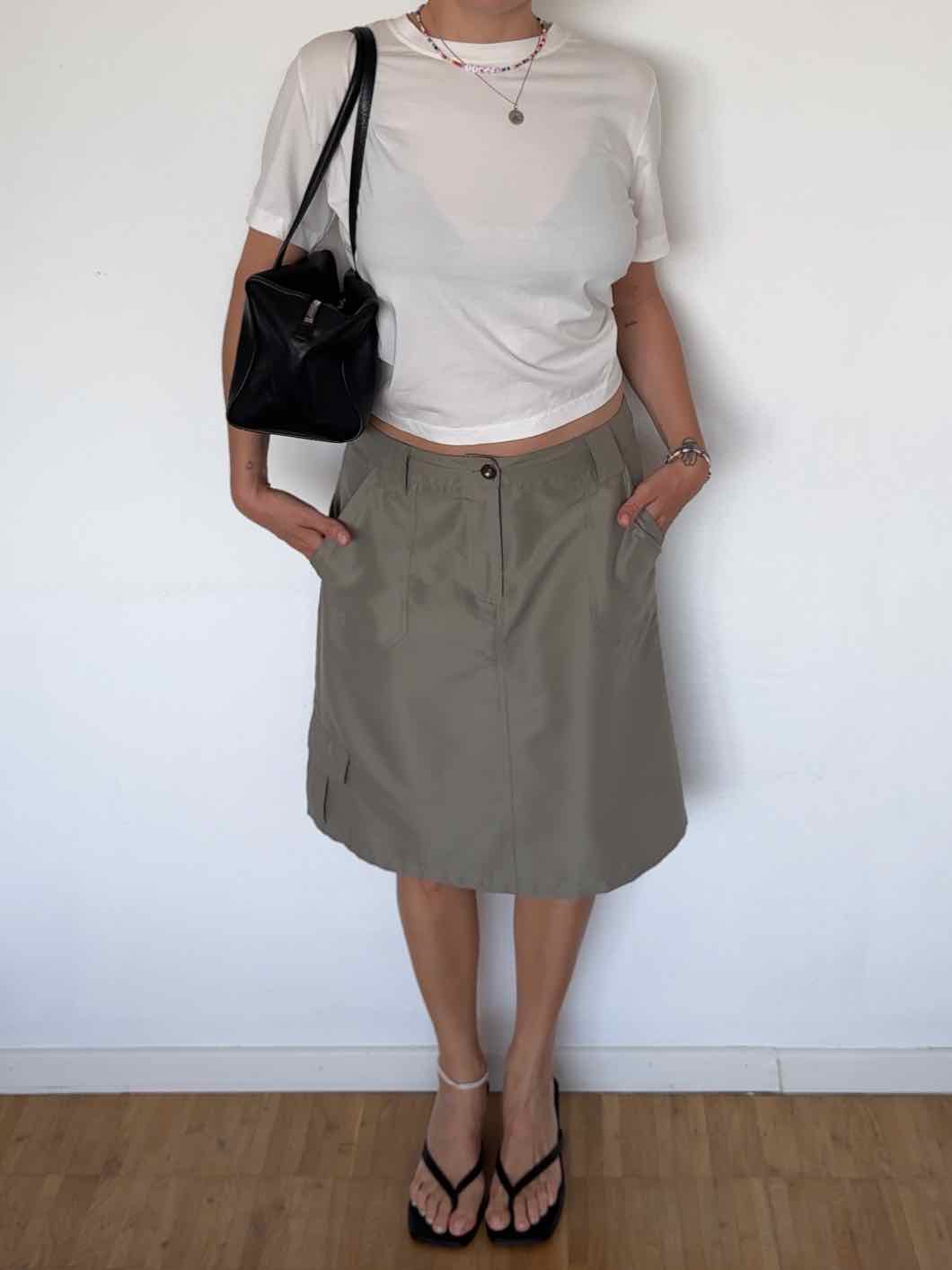 Cargo Midi Rock - Khaki