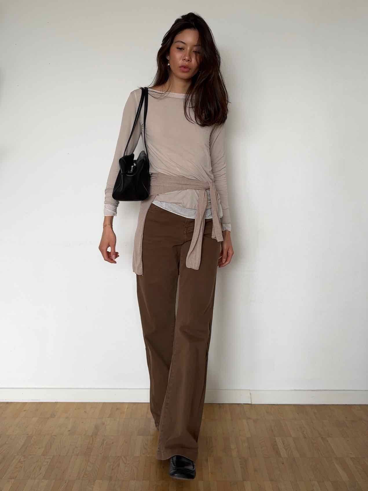Cashmere Unterzieh Shirt - Light Beige