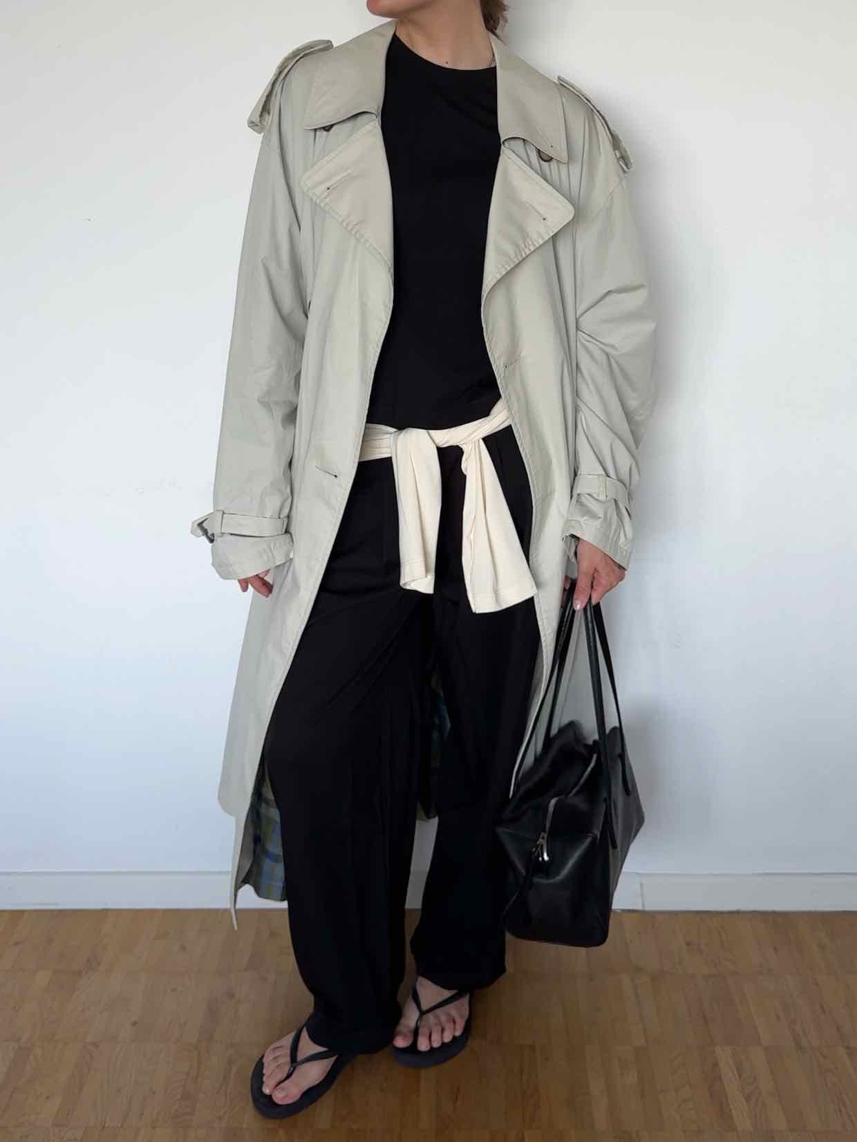 Basic Langarm Shirt - Schwarz