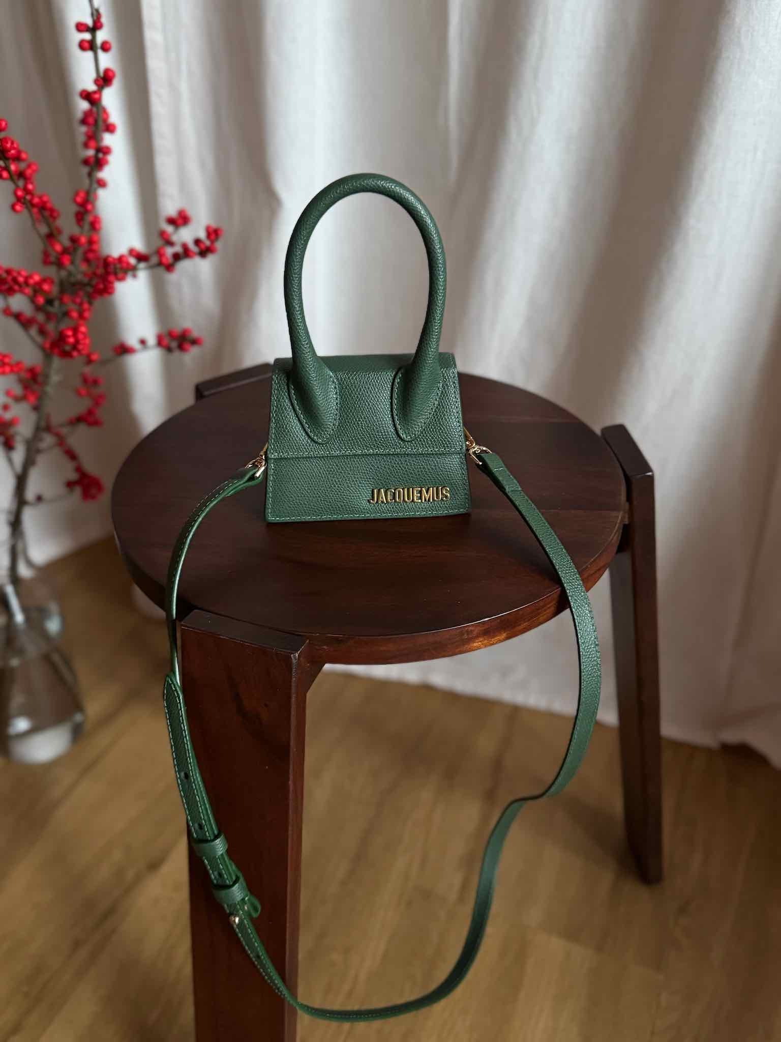 Secondhand Jacquemus "Le Chiquito" Tasche - Dunkelgrün
