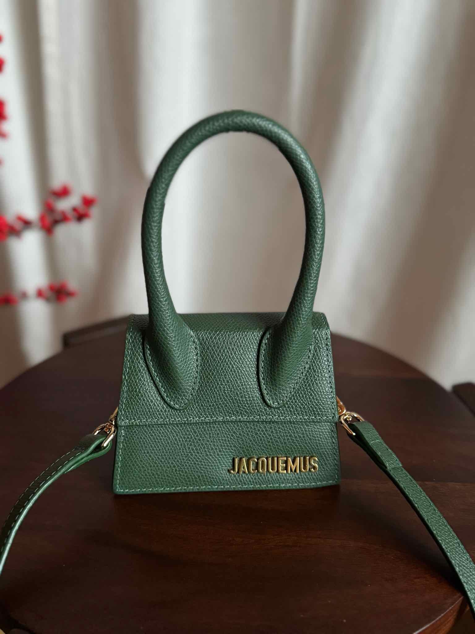 Secondhand Jacquemus "Le Chiquito" Tasche - Dunkelgrün