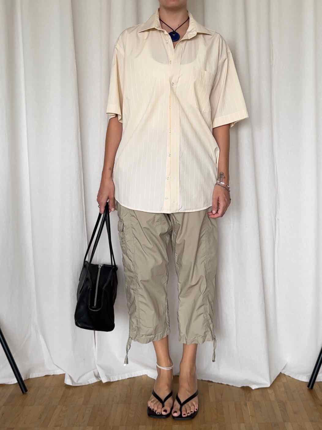 Kurzarm Hemd von Paul Smith - Gelb/Creme gestreift