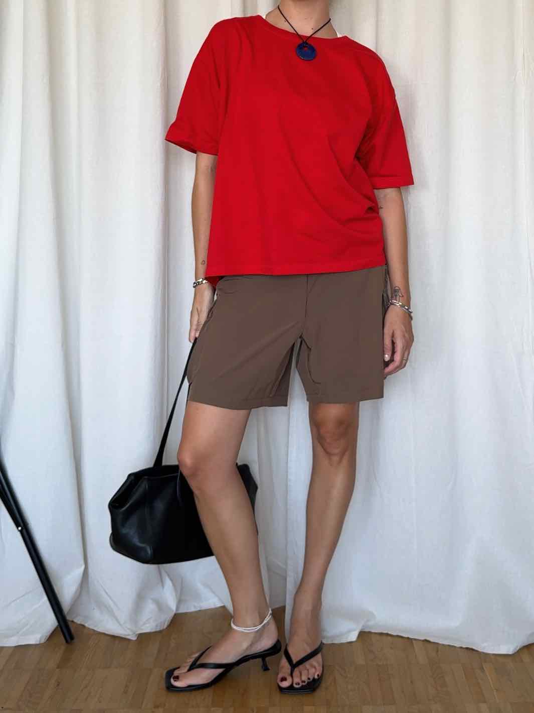 Oversize T-Shirt von American Vintage - Rot