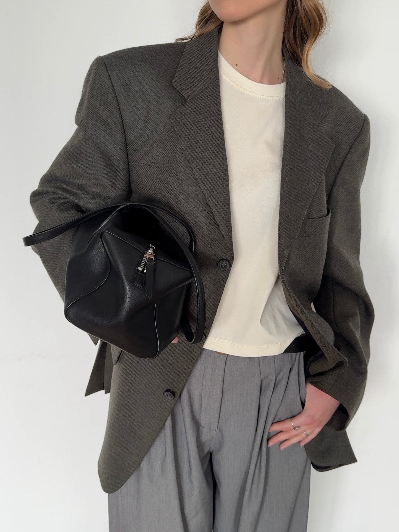 Oversized Herren Sakko - Dunkelgrün