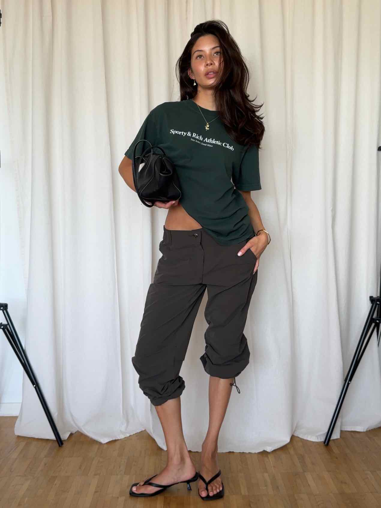 Sporty & Rich T-Shirt "Athletic Club" - Dunkelgrün