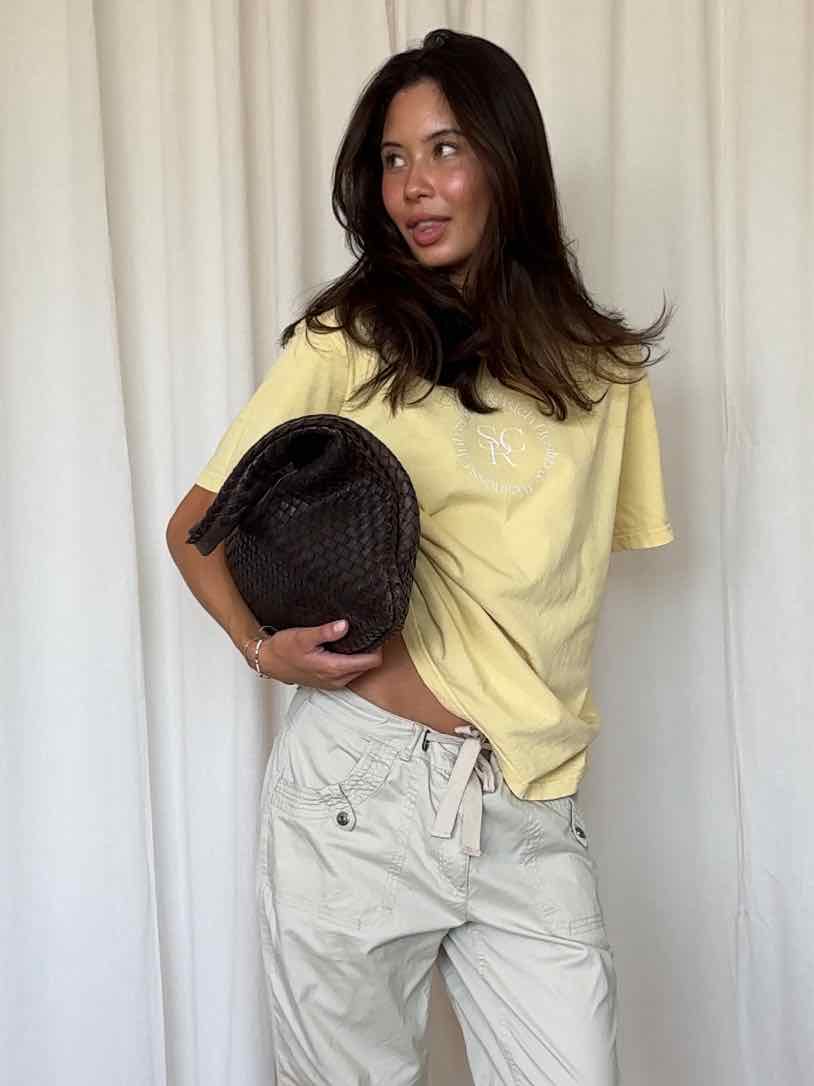 Sporty & Rich T-Shirt "SRC" - Gelb