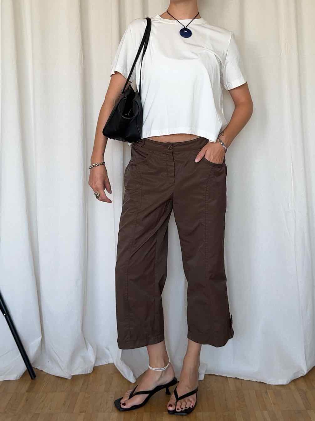 Tech Capri Hose von Steilmann - Braun