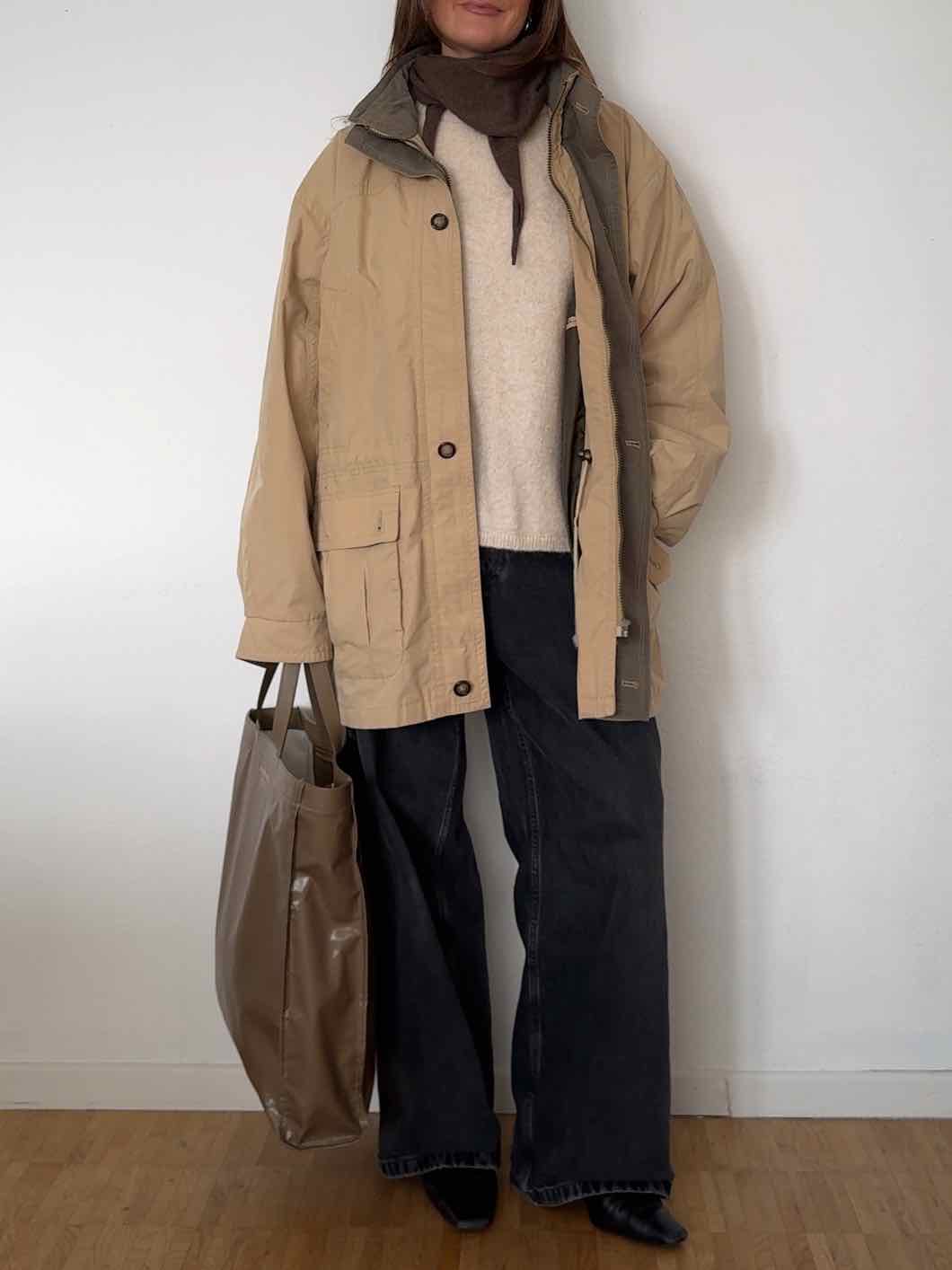 Utility Parka - Beige/Khaki