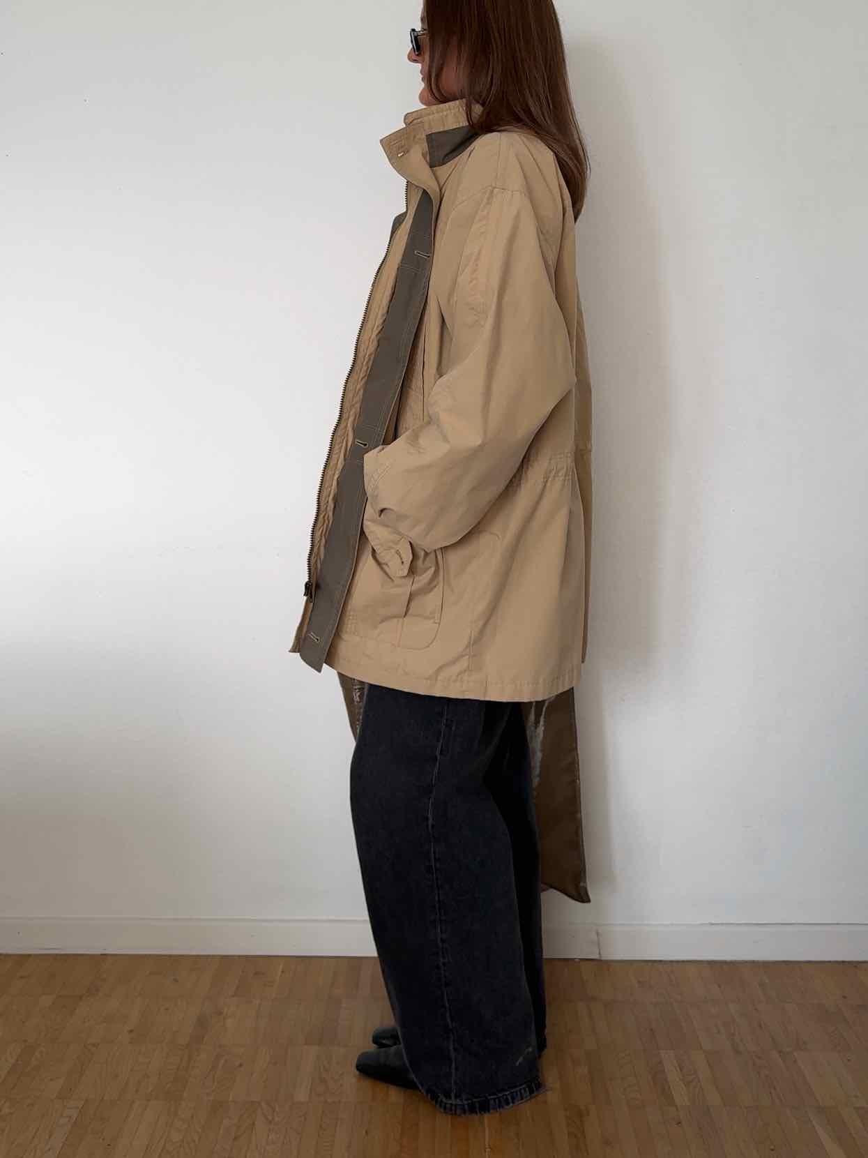 Utility Parka - Beige/Khaki