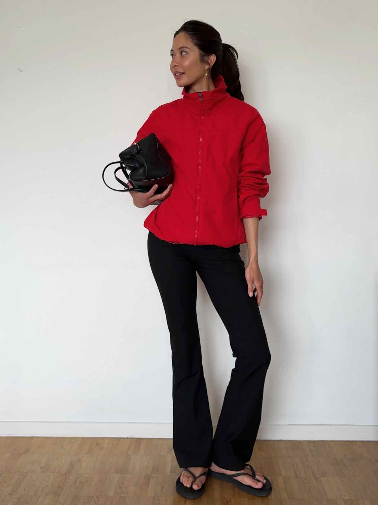 Vintage Windbreaker Jacke von JSFN - Rot