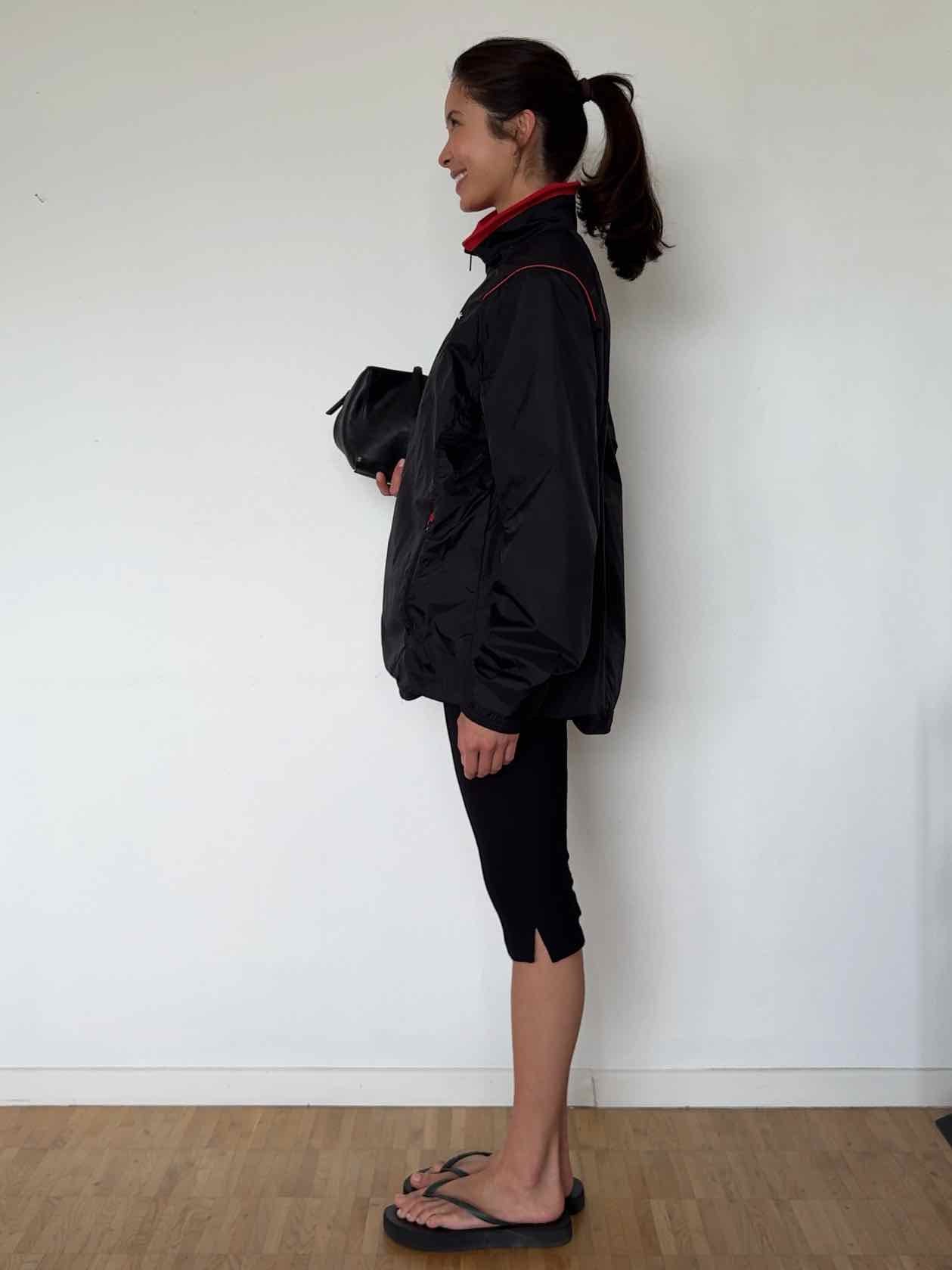 Vintage Reebok Sportswear Jacke - Schwarz/Rot