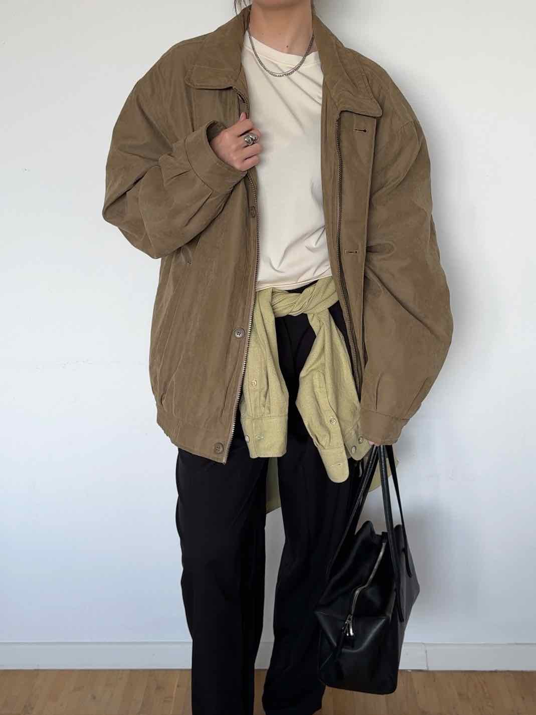 Wattierte Übergangsjacke - Khaki