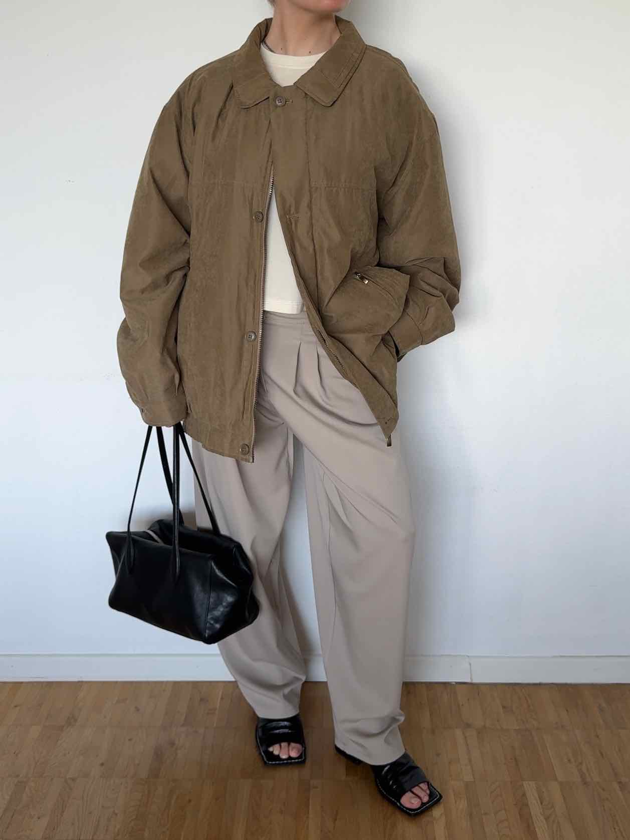 Wattierte Übergangsjacke - Khaki