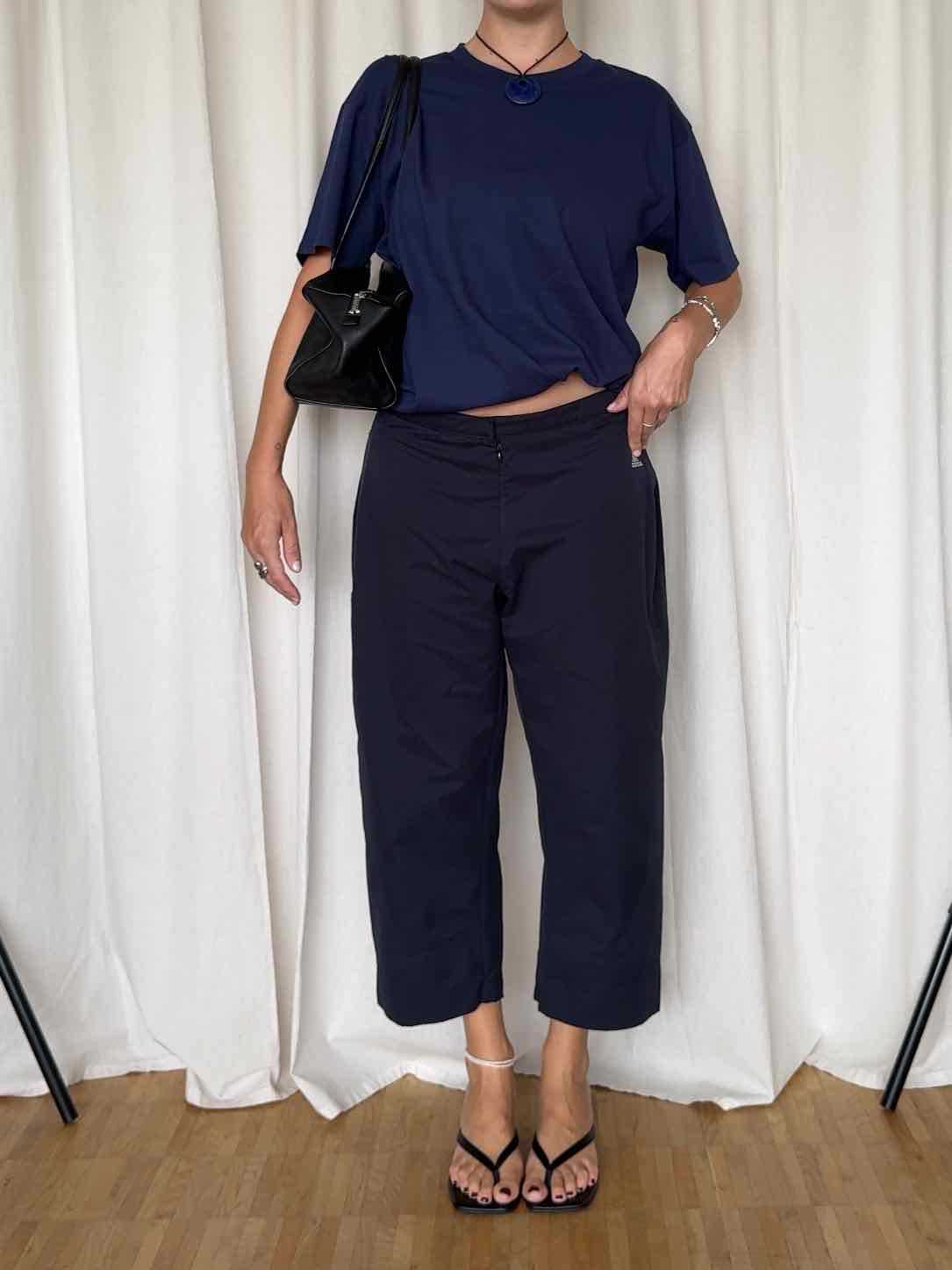 Adidas Tech Capri Hose - Dunkelblau