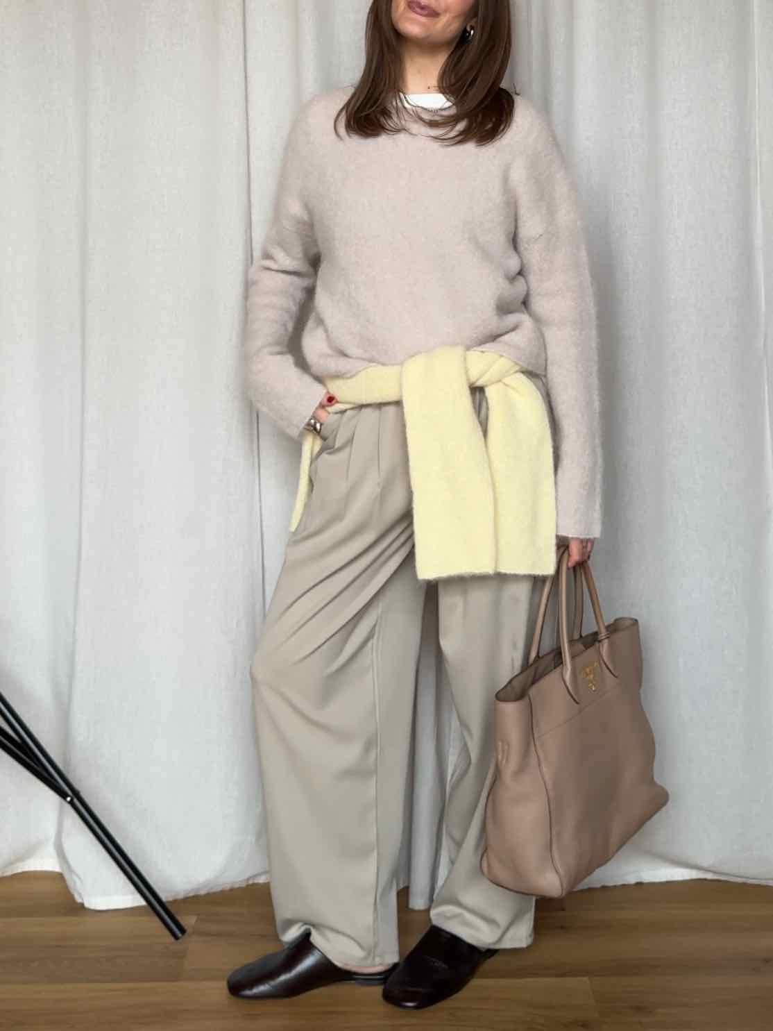 Baby Alpaka Pullover - Beige