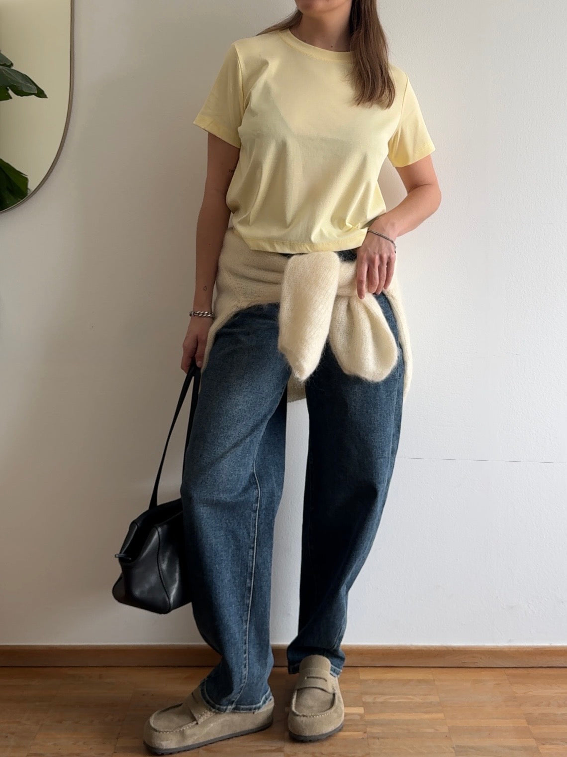 Basic T-Shirt - Buttergelb