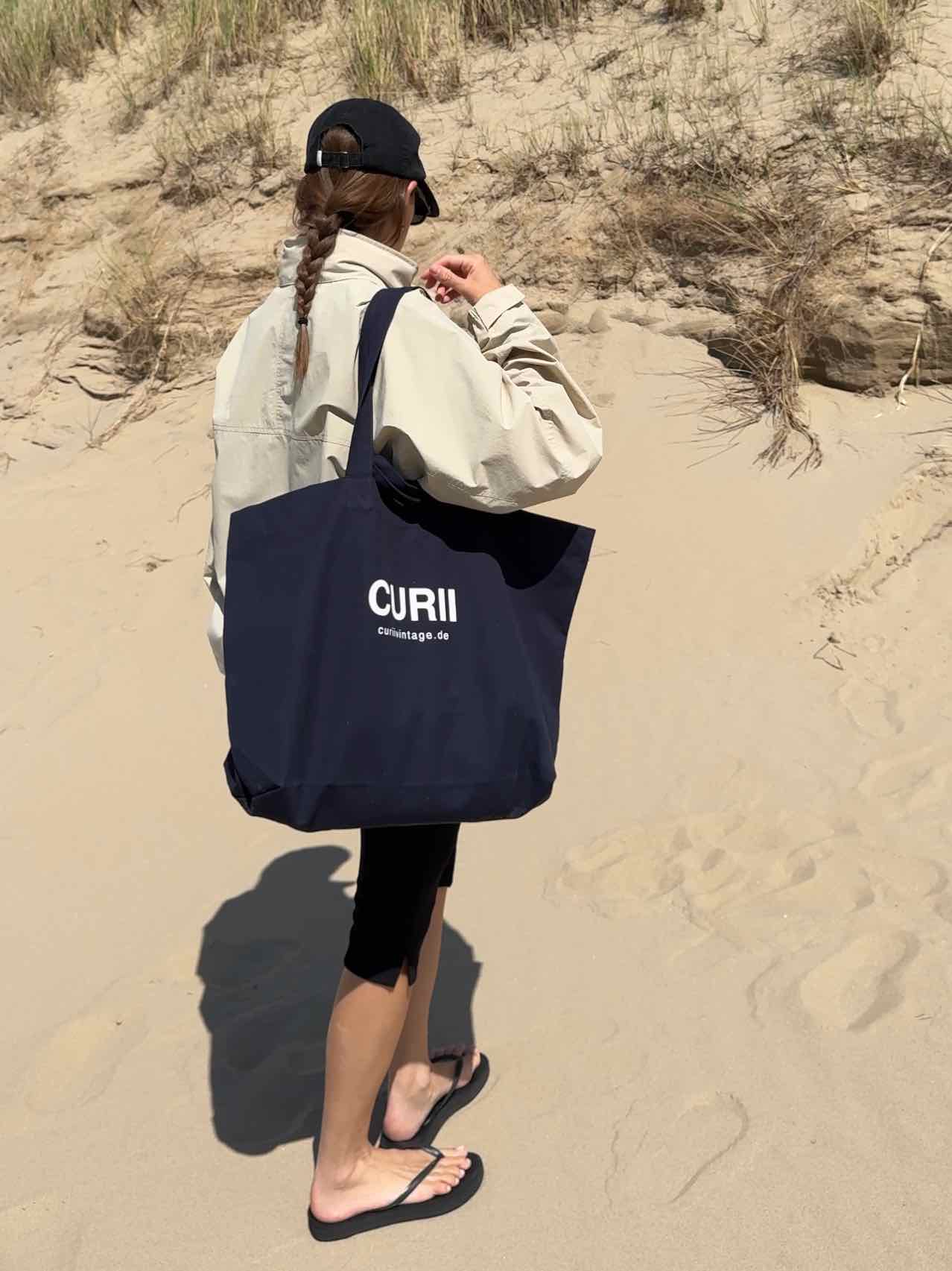 CURII Shopping Bag - Navy