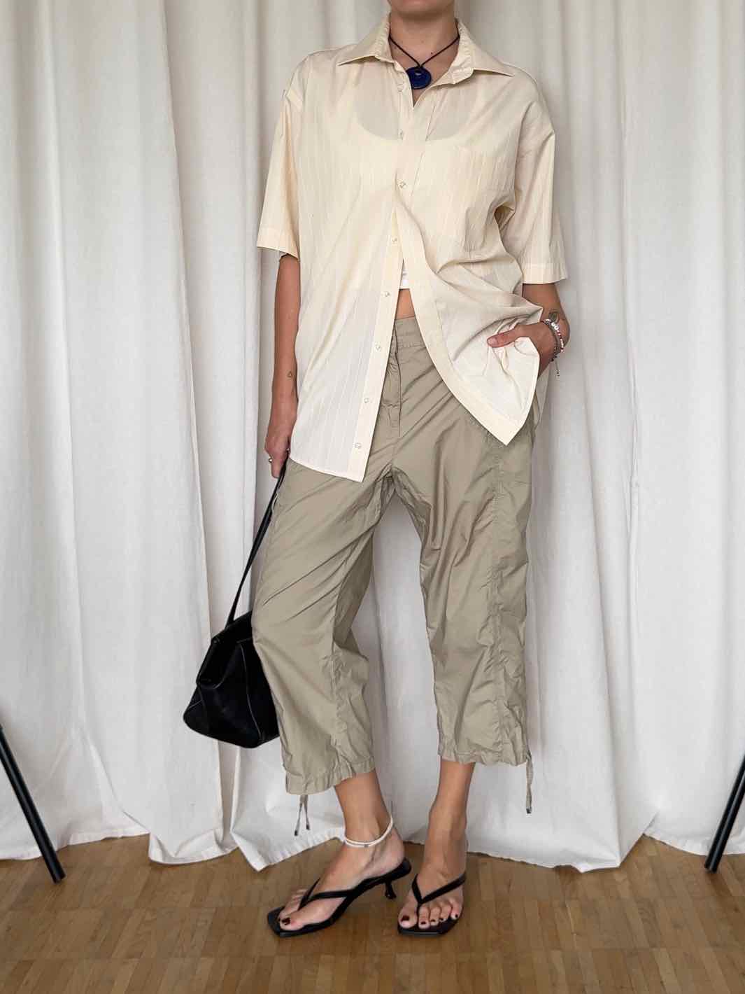 Kurzarm Hemd von Paul Smith - Gelb/Creme gestreift