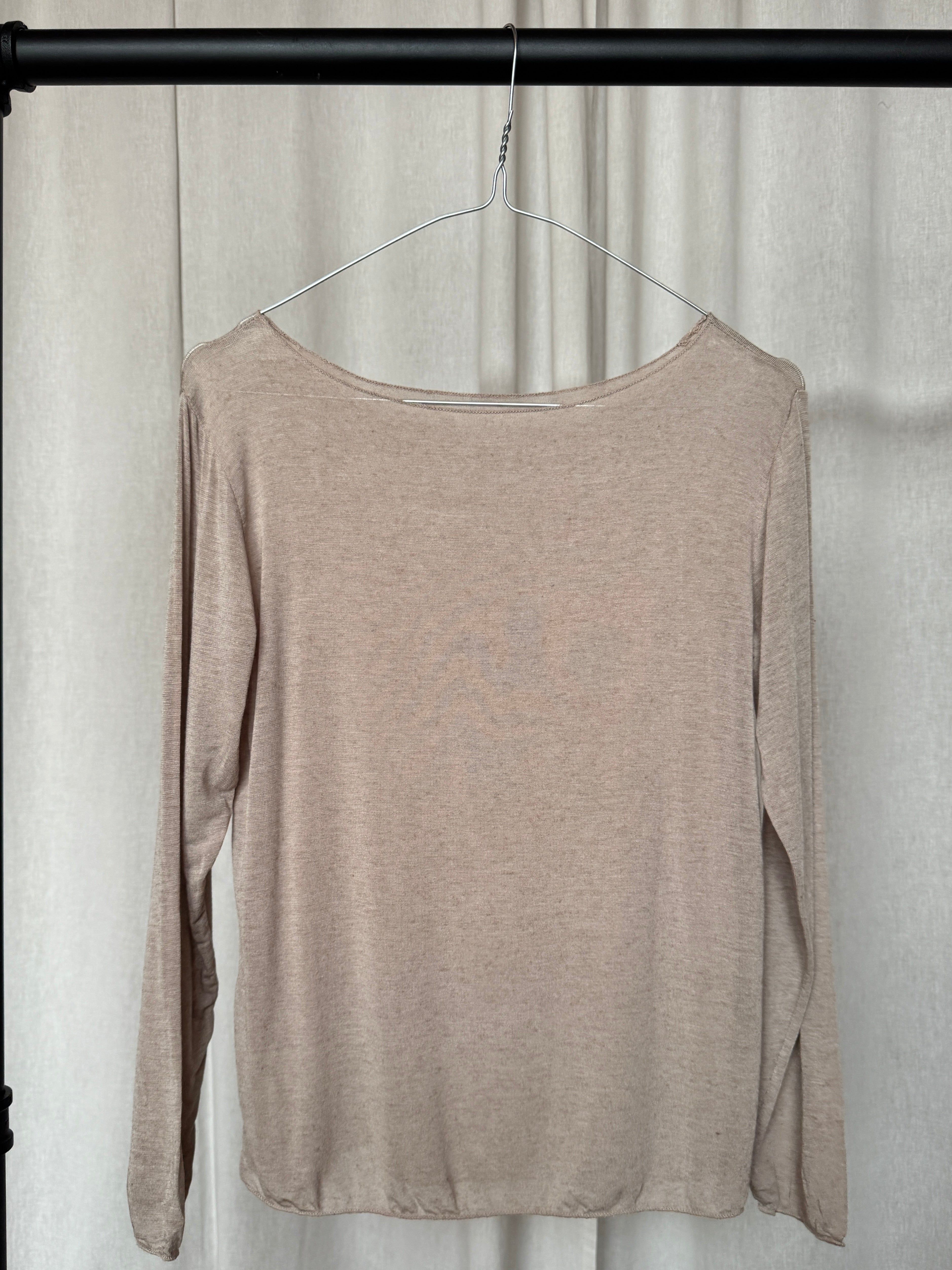 Cashmere Unterzieh Shirt - Dark Beige