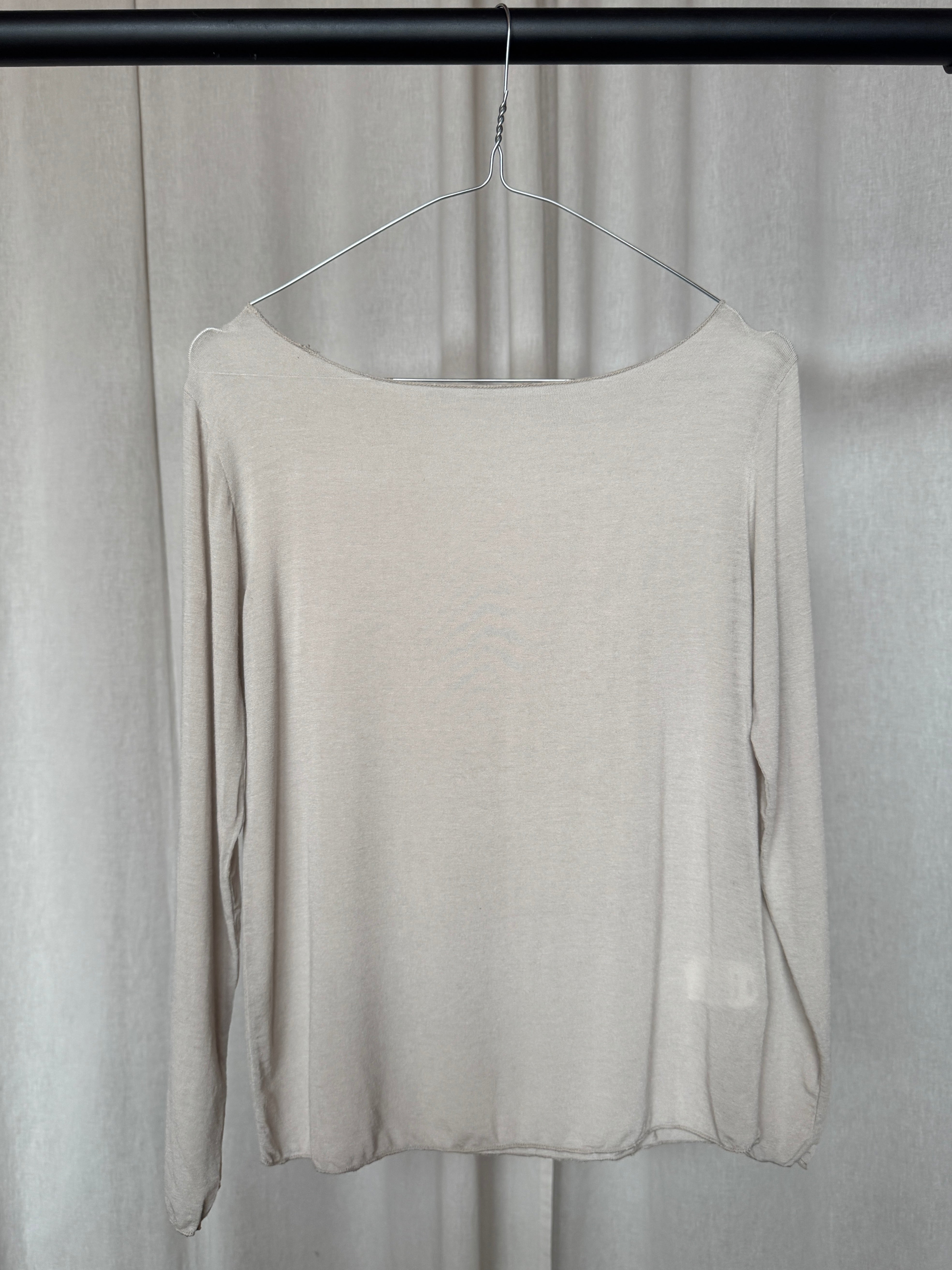 Cashmere Unterzieh Shirt - Light Beige