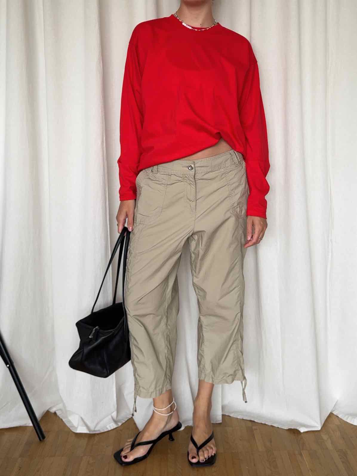 Fruit of the Loom Longsleeve Valueweight - Rot