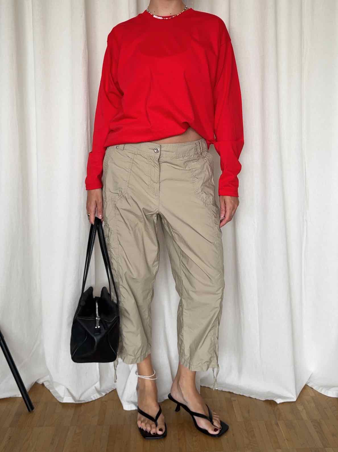 Fruit of the Loom Longsleeve Valueweight - Rot