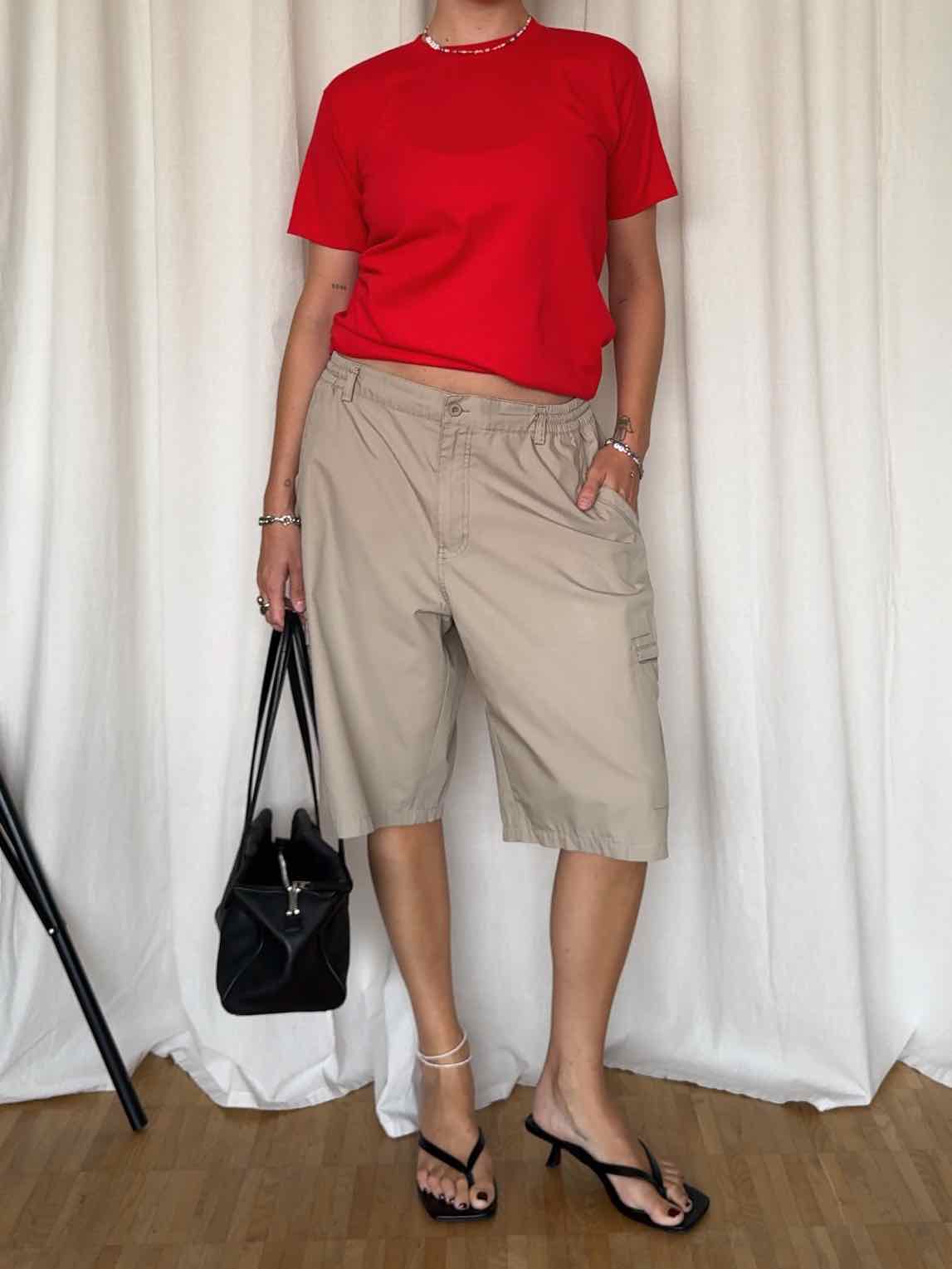 Cargo Shorts von Mian Mode - Beige