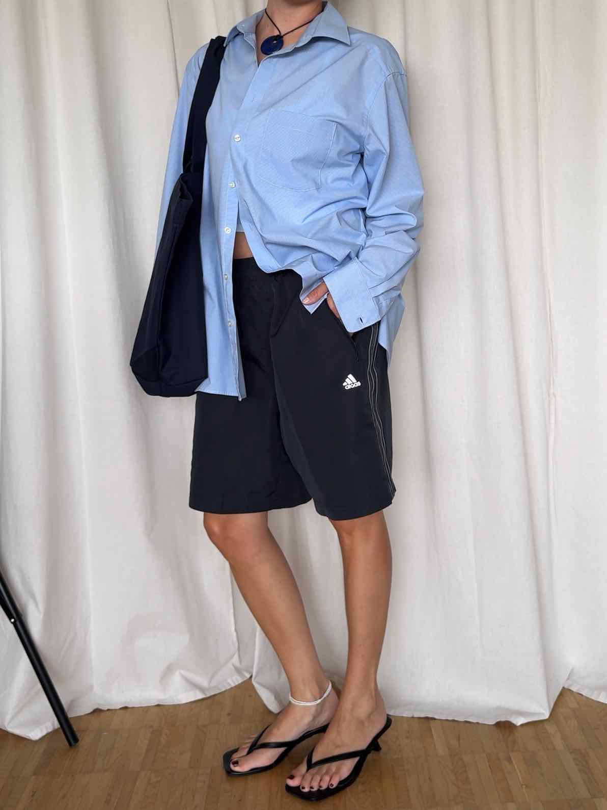 Adidas Retro Shorts - Grau