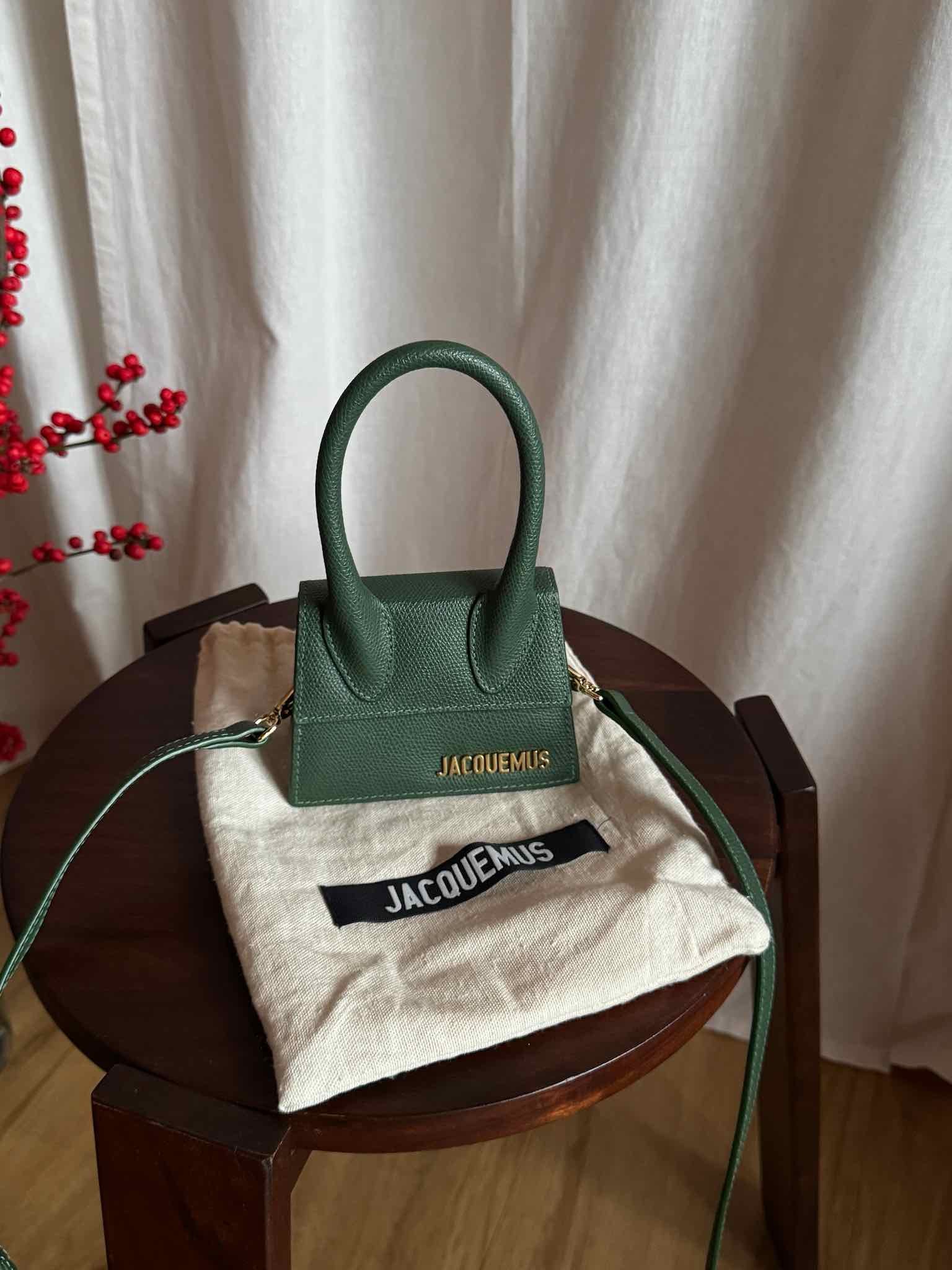 Secondhand Jacquemus "Le Chiquito" Tasche - Dunkelgrün
