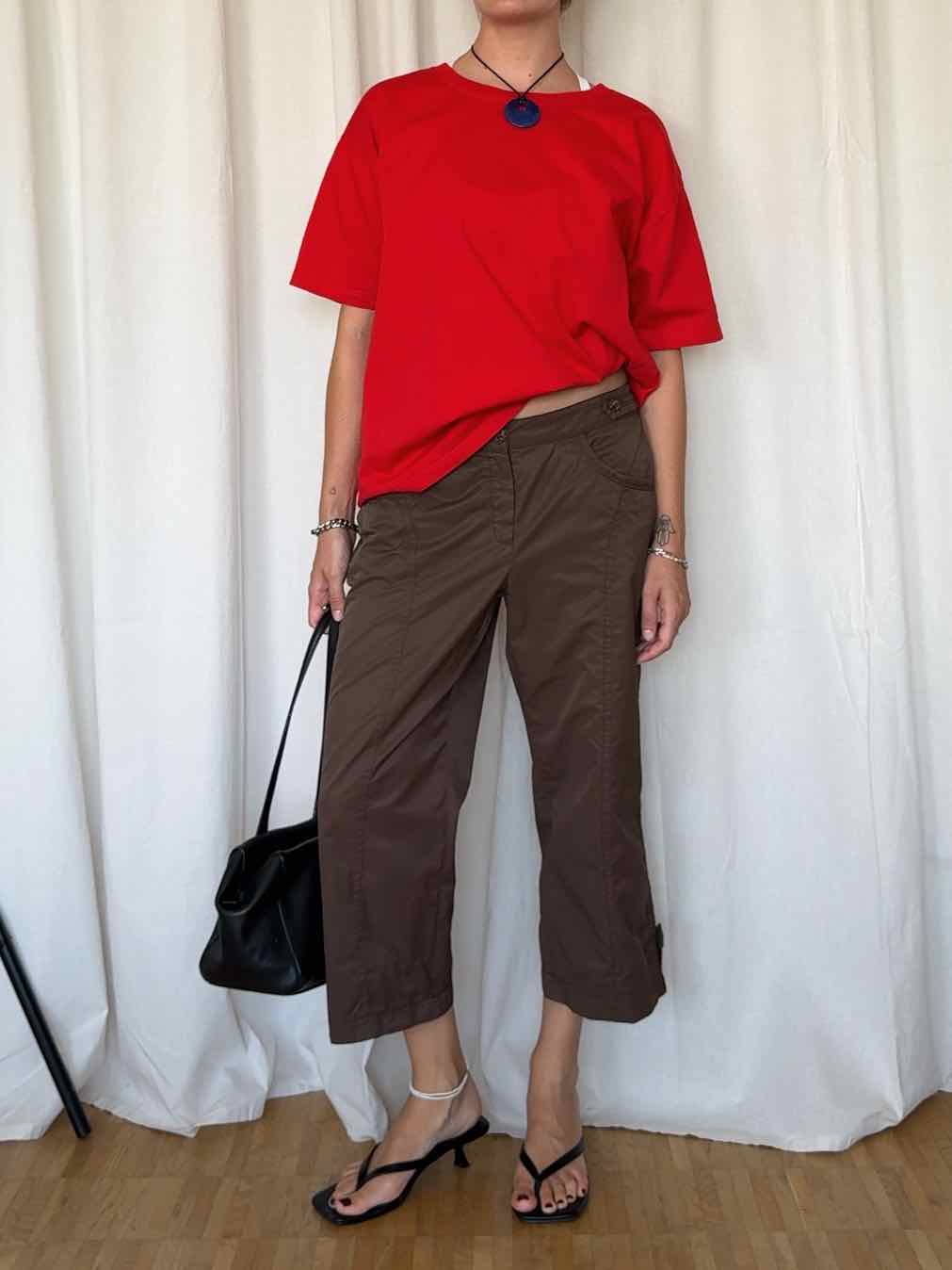 Oversize T-Shirt von American Vintage - Rot