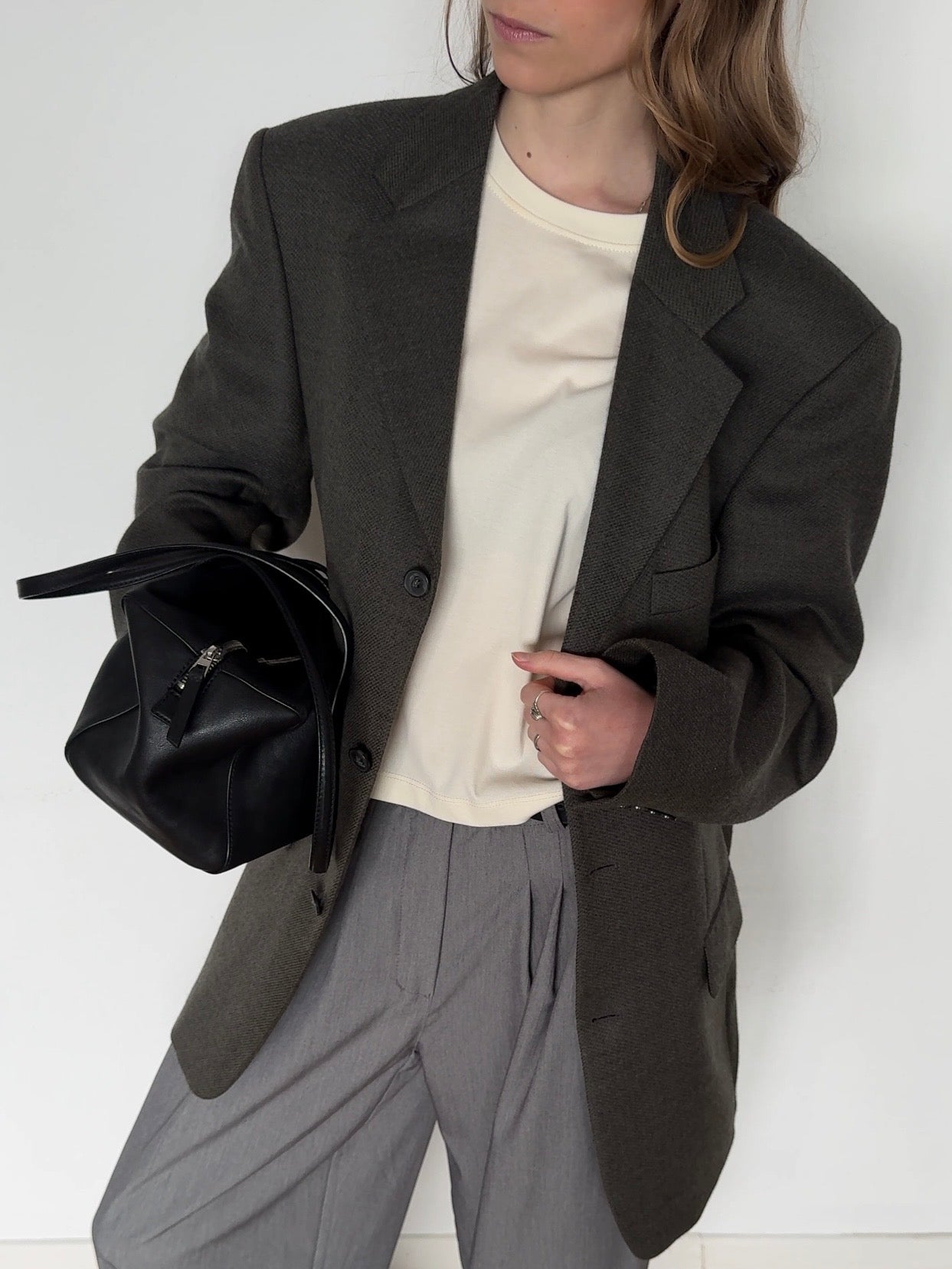 Oversized Herren Sakko - Dunkelgrün