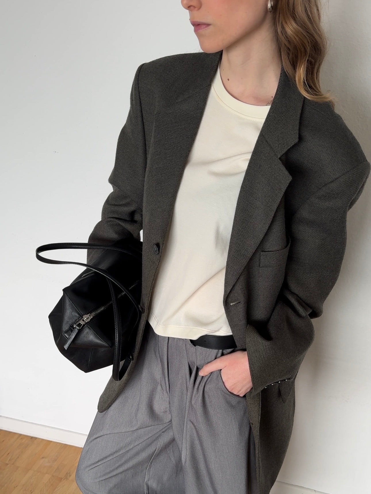 Oversized Herren Sakko - Dunkelgrün