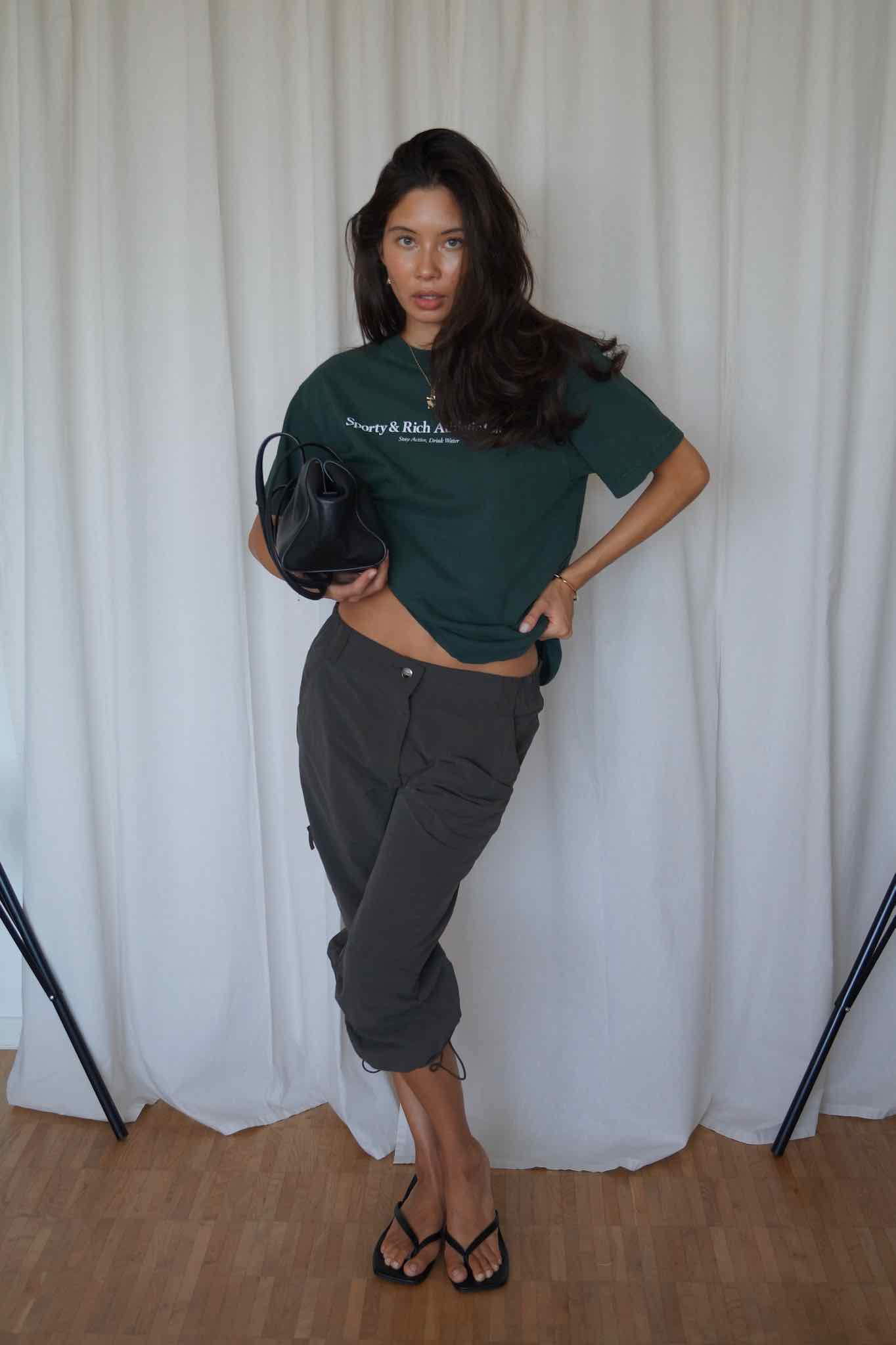 Sporty & Rich T-Shirt "Athletic Club" - Dunkelgrün