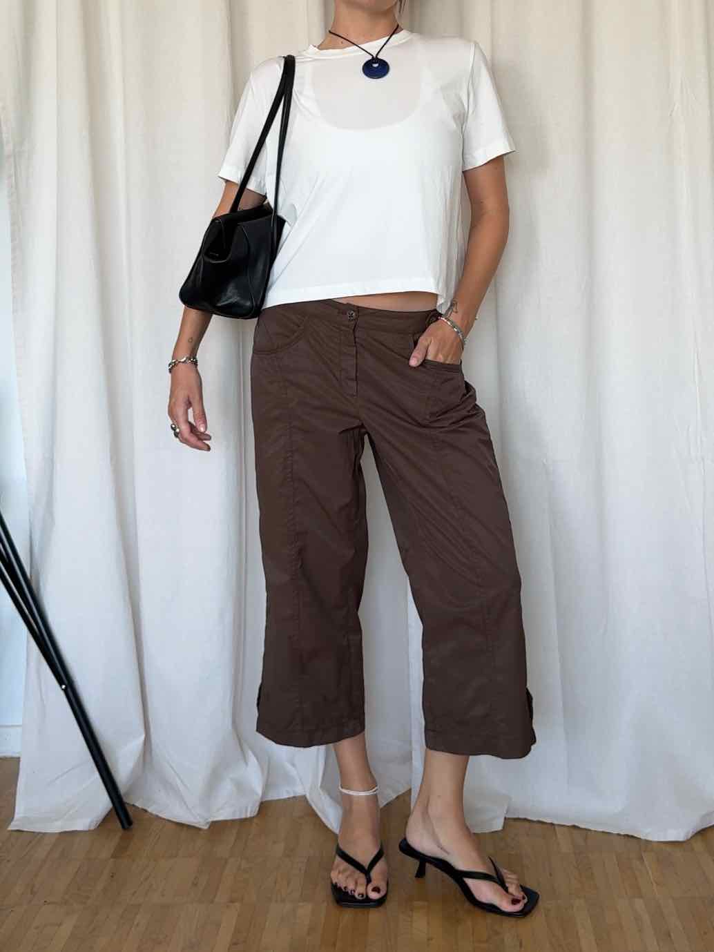 Tech Capri Hose von Steilmann - Braun