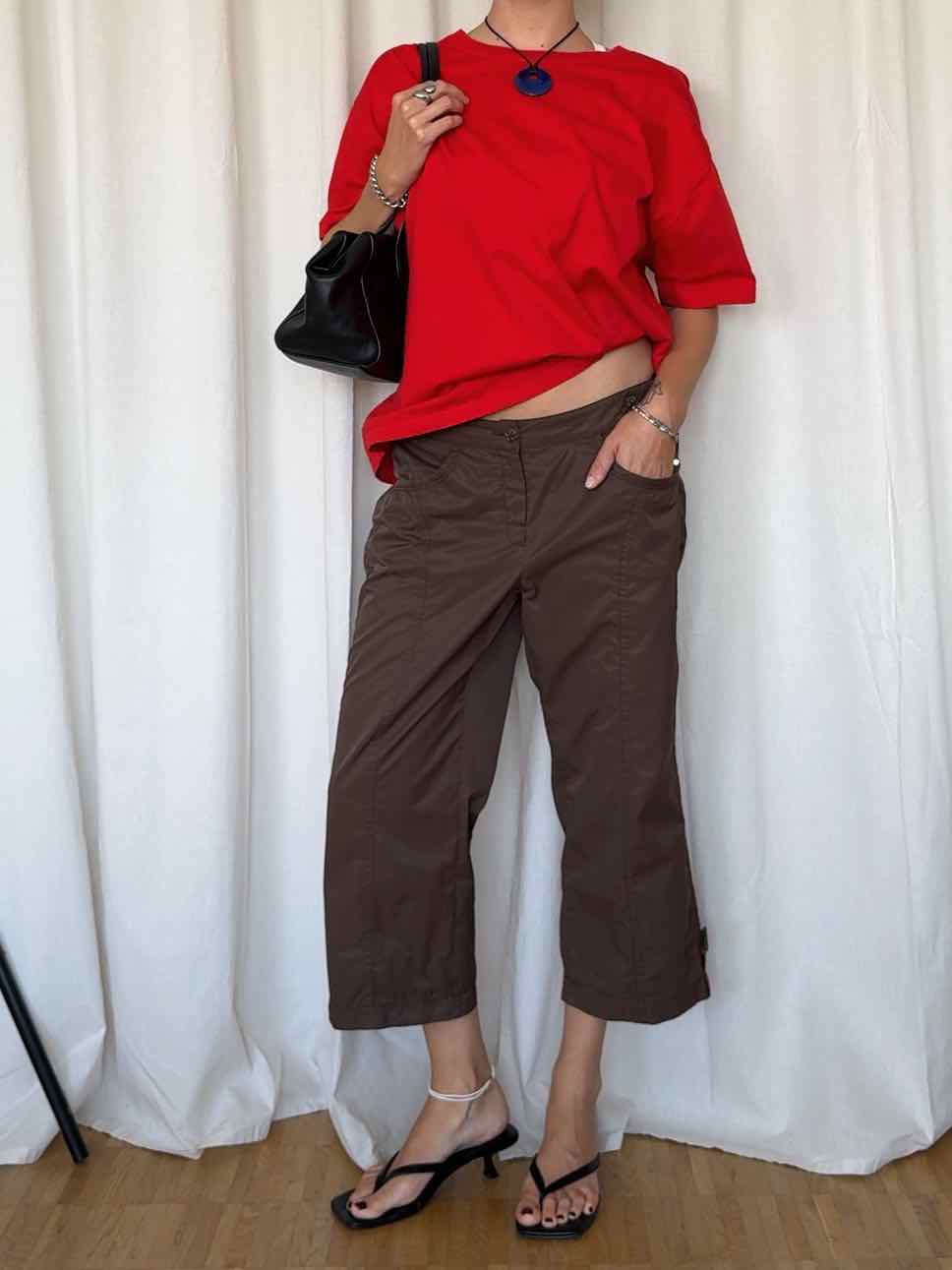 Tech Capri Hose von Steilmann - Braun