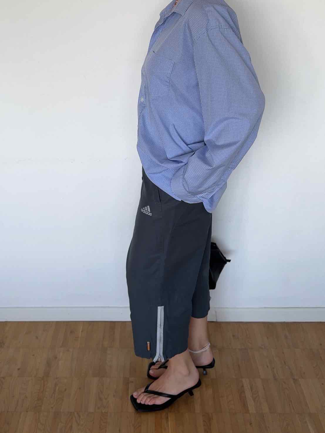 Vintage Adidas Capri Hose - Grau