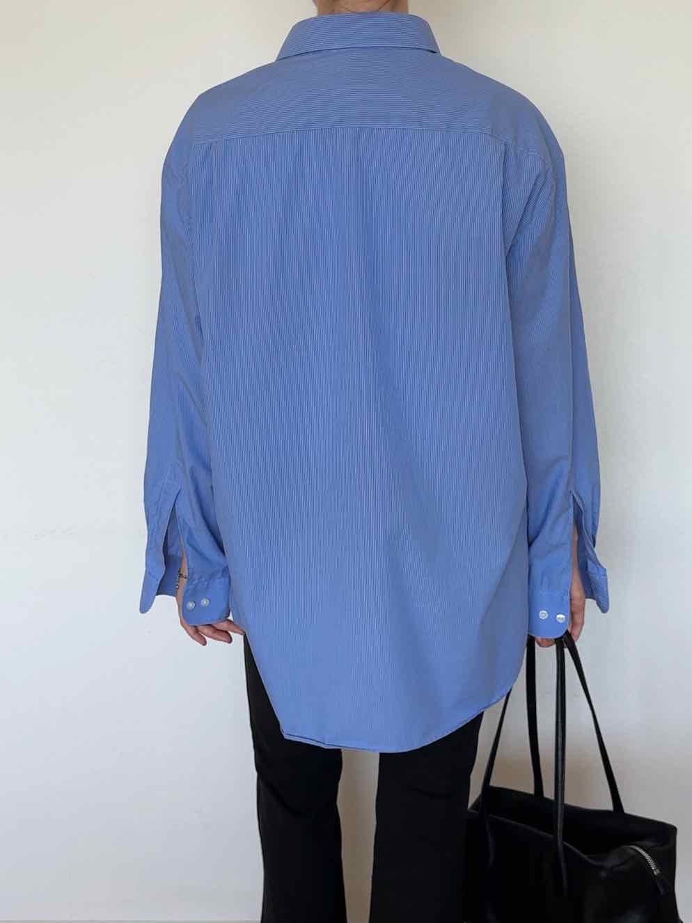 Vintage Hemd von Walbusch - Blau gestreift