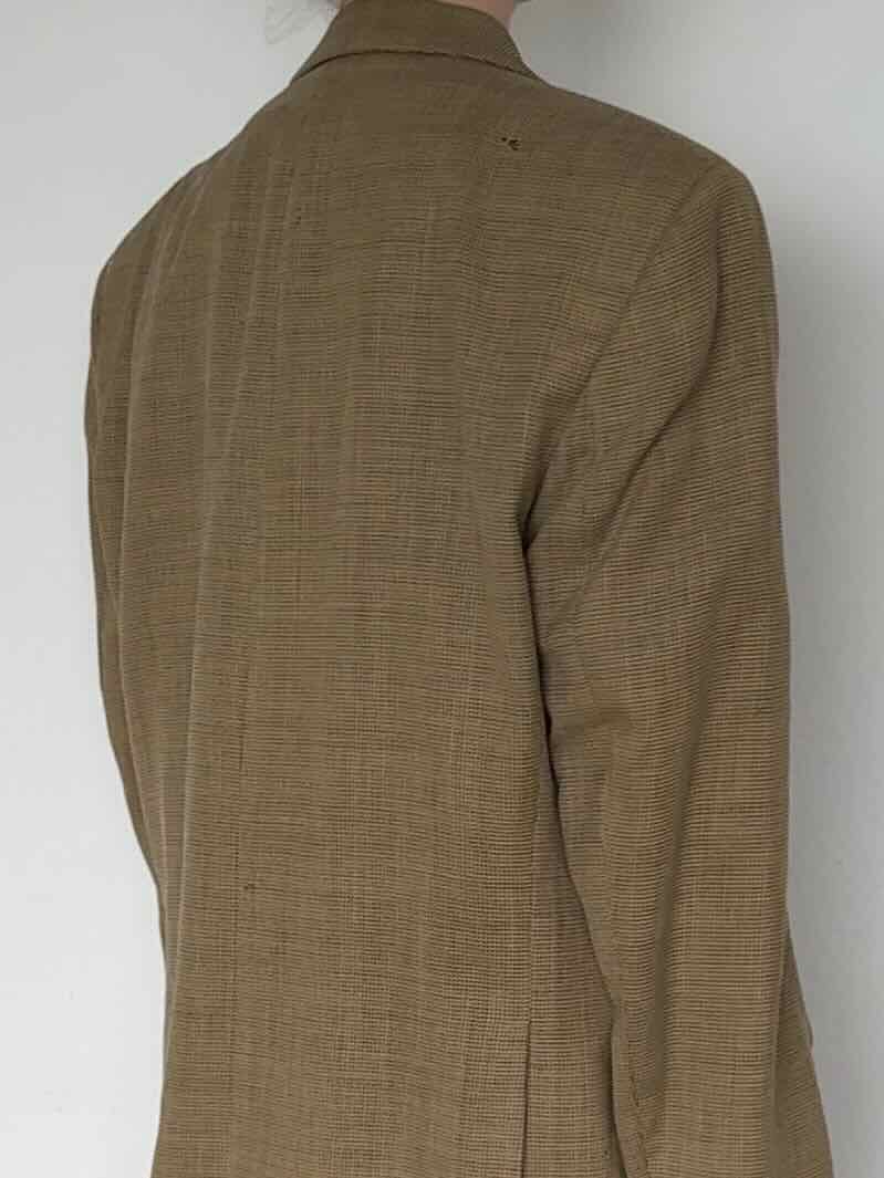 Vintage Herren Sakko - Ocker kariert