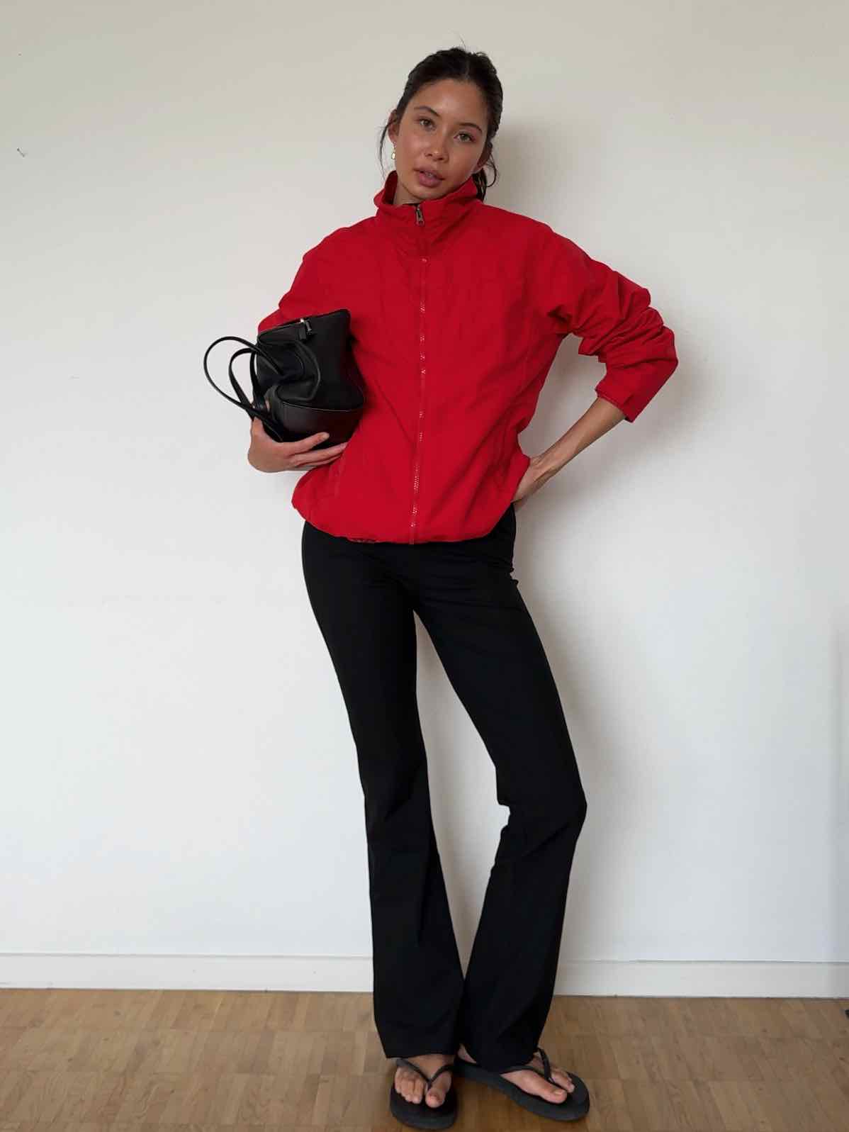 Vintage Windbreaker Jacke von JSFN - Rot