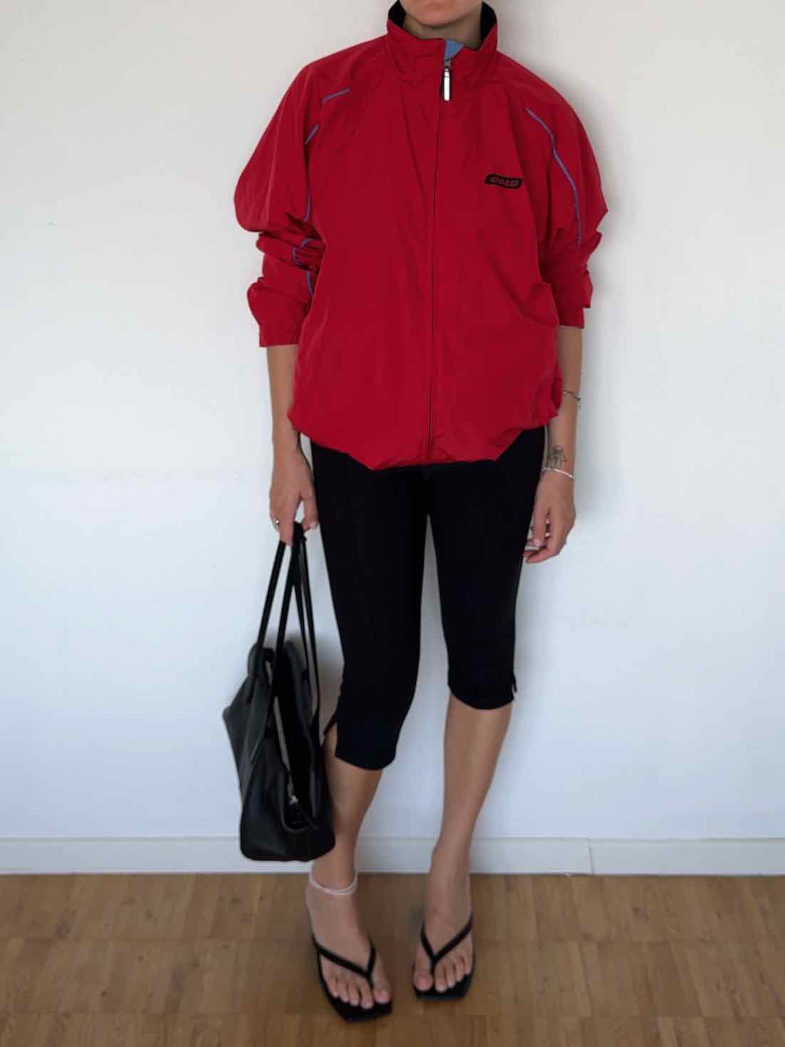 Vintage Odlo Windbreaker Jacke - Rot