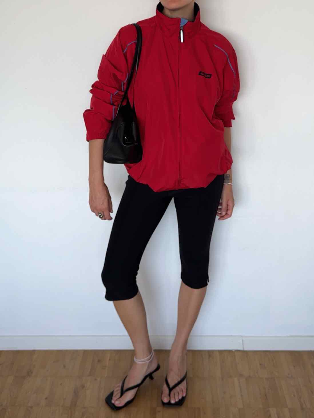 Vintage Odlo Windbreaker Jacke - Rot