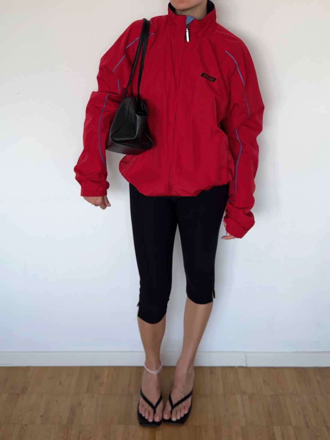 Vintage Odlo Windbreaker Jacke - Rot