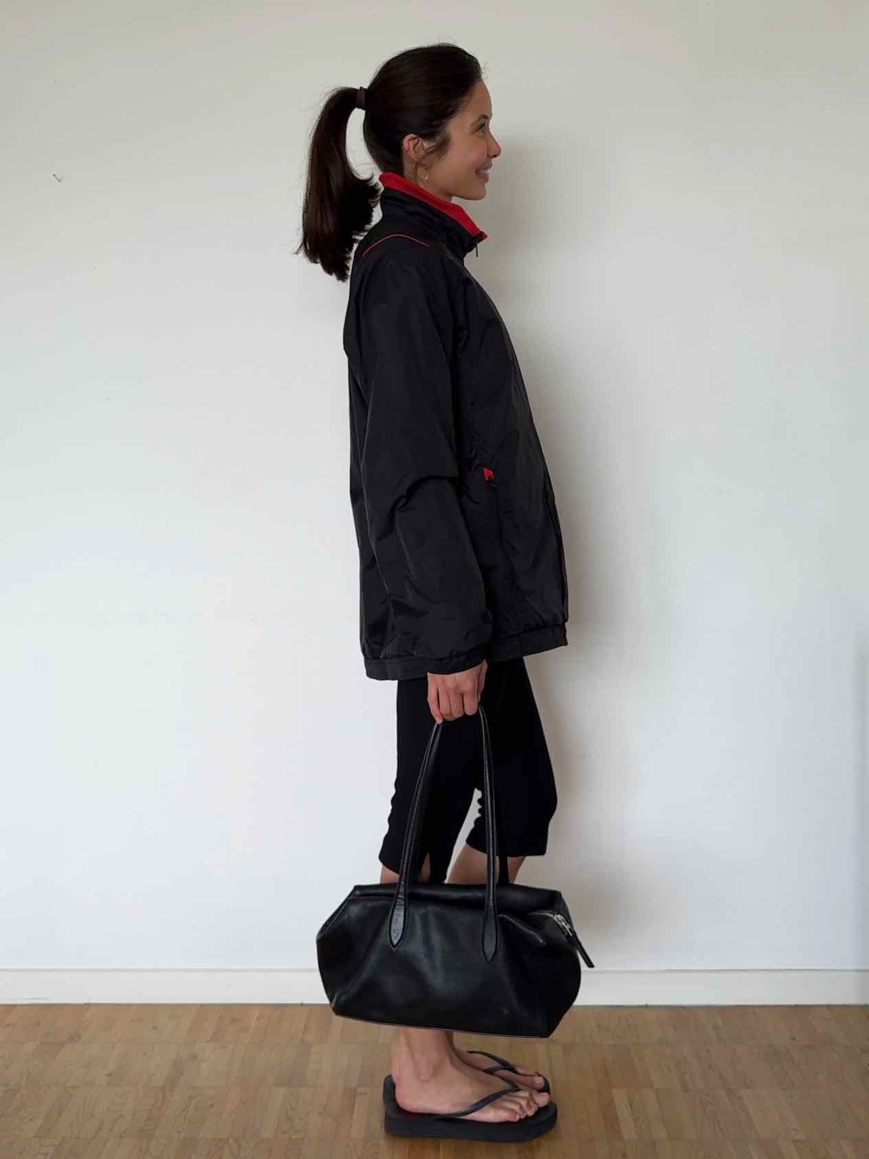 Vintage Reebok Sportswear Jacke - Schwarz/Rot