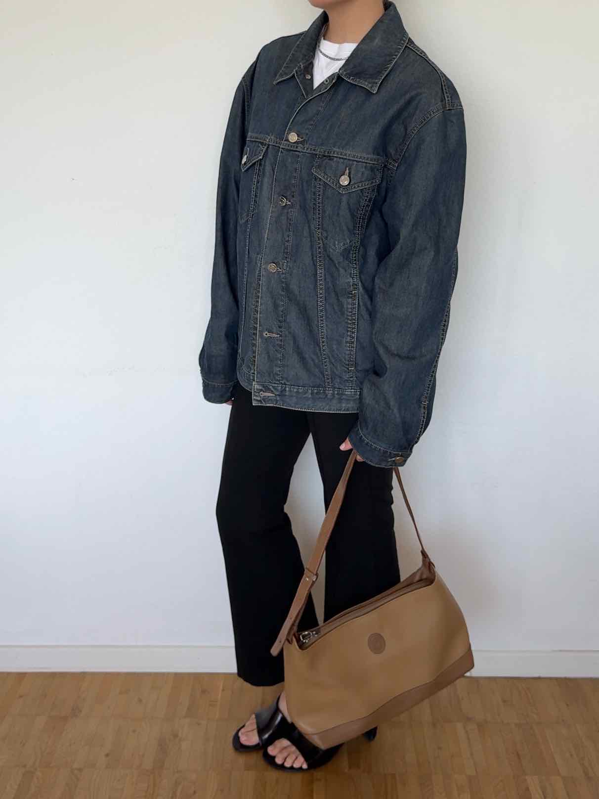 Vintage Schultertasche von Trussardi - Camel