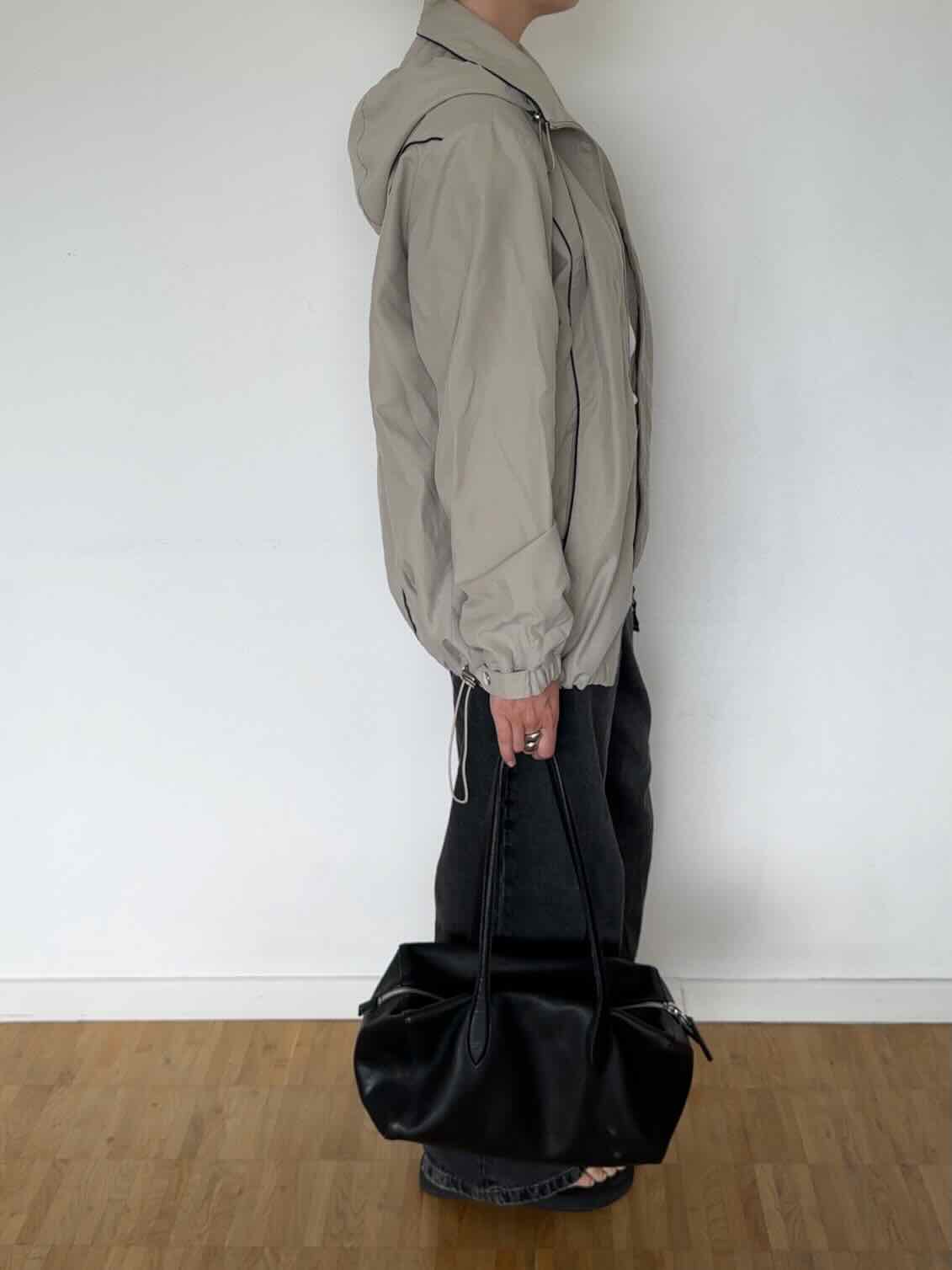 Vintage Windbreaker Jacke von Longbeach - Beige